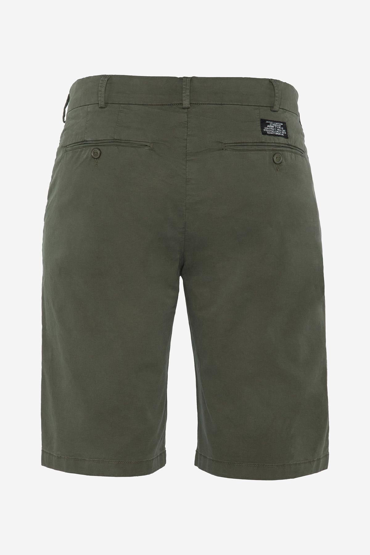 Short Homme Schott TRJO30 DARK KAKI — vue 4