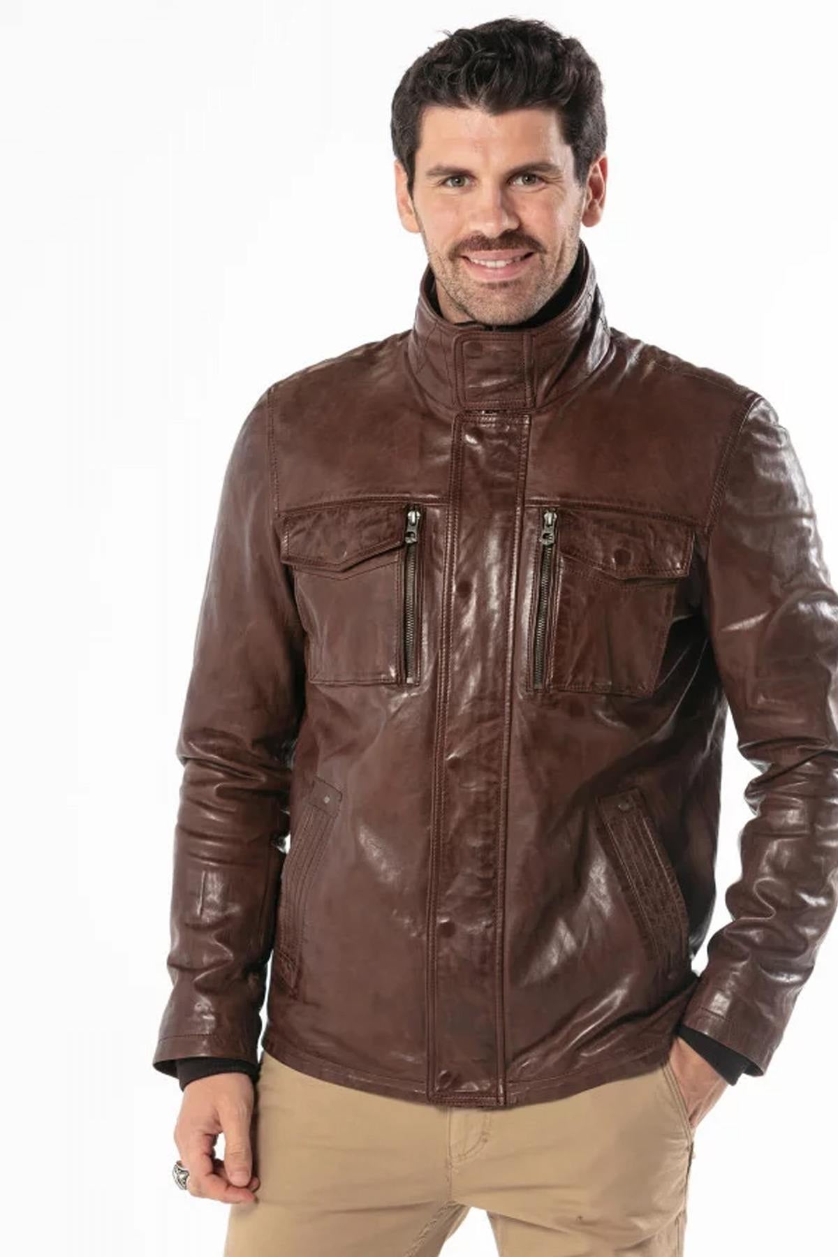 Veste Homme Daytona ANDERSON IC SHEEP TIGER BISON — vue 1