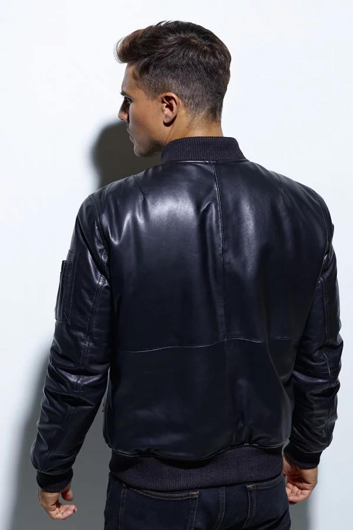 Chaqueta Hombre Daytona MERMOZ LAMB RUBY LIGHT BLACK — vista 3