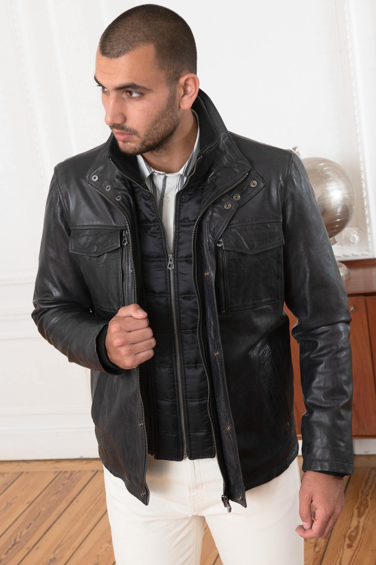 Veste Homme Daytona ANDERSON IC SHEEP TIGER MIDNIGHT BLUE — vue 5