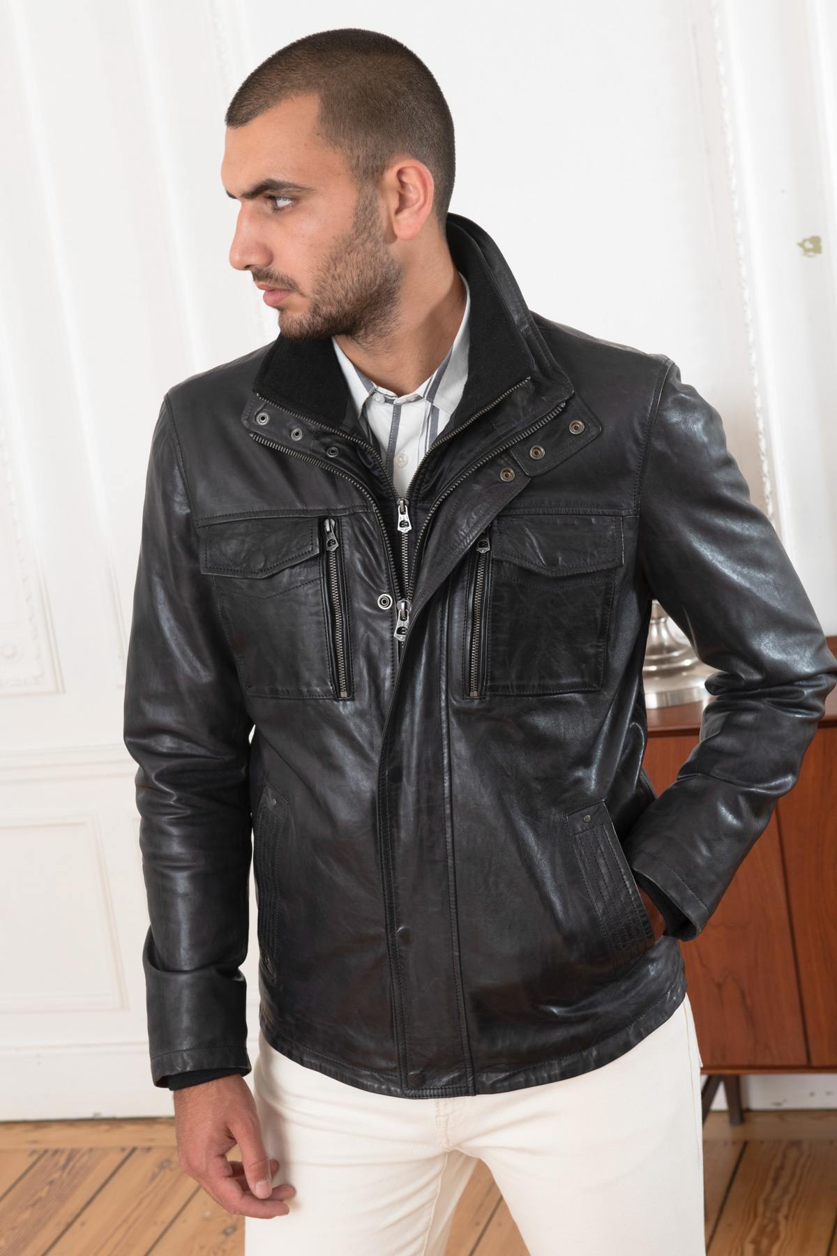 Veste Homme Daytona ANDERSON IC SHEEP TIGER MIDNIGHT BLUE — vue 7