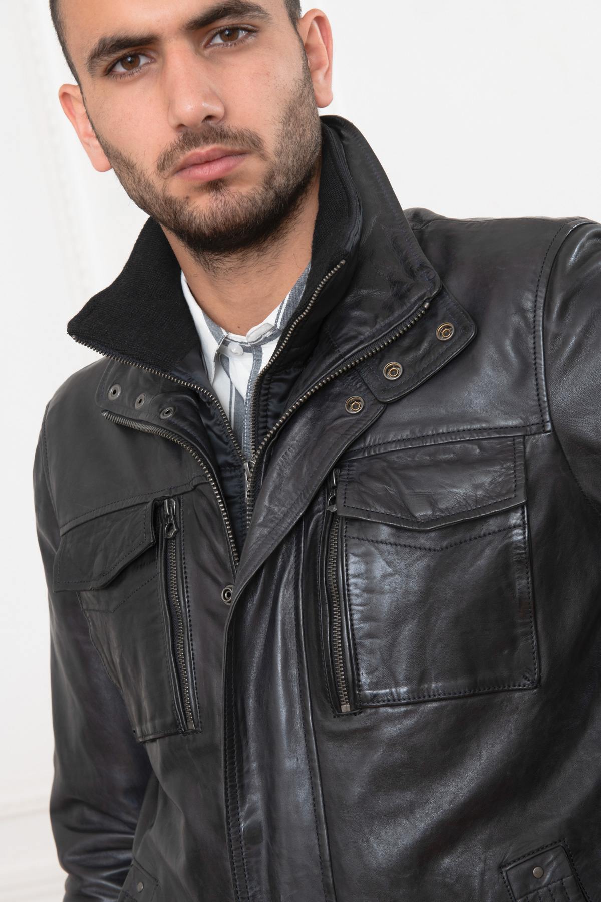 Veste Homme Daytona ANDERSON IC SHEEP TIGER MIDNIGHT BLUE — vue 3