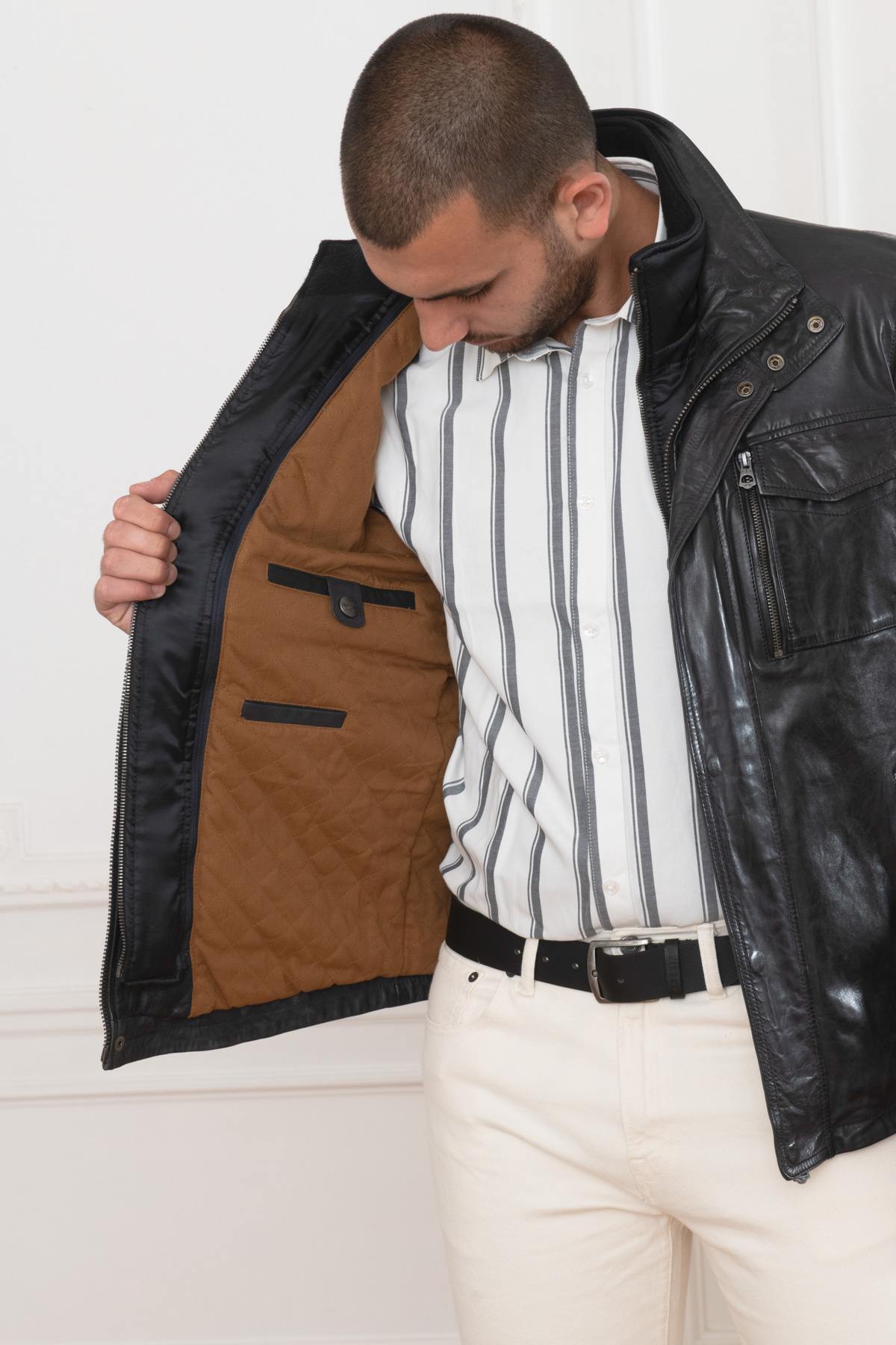 Veste Homme Daytona ANDERSON IC SHEEP TIGER MIDNIGHT BLUE — vue 4