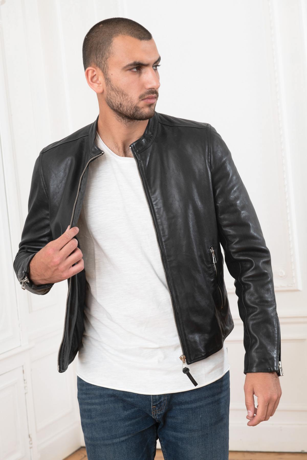 Chaqueta Hombre Redskins FAISSE GREEN BLACK — vista 8