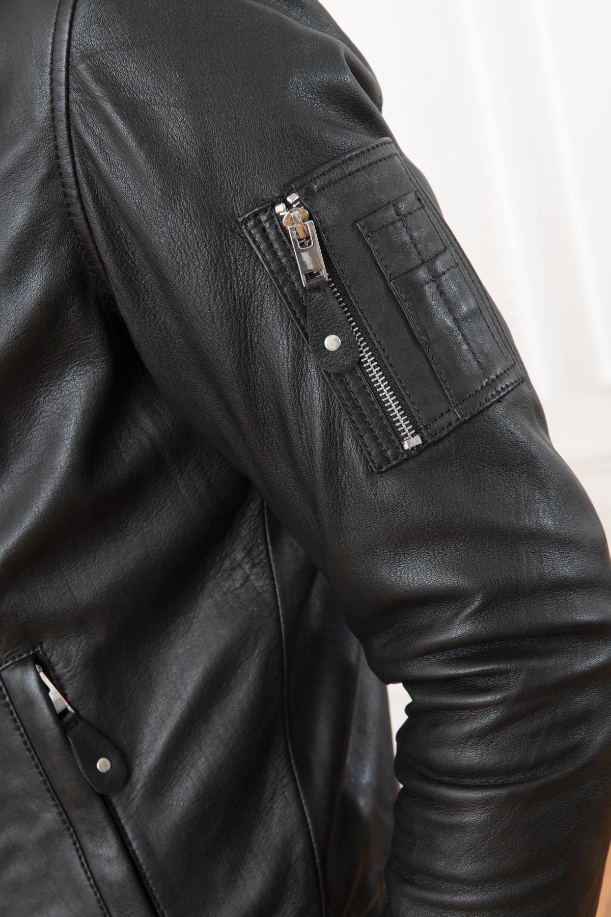 Giacche Uomo Serge Pariente BALLE HOOD BLACK — vista 2