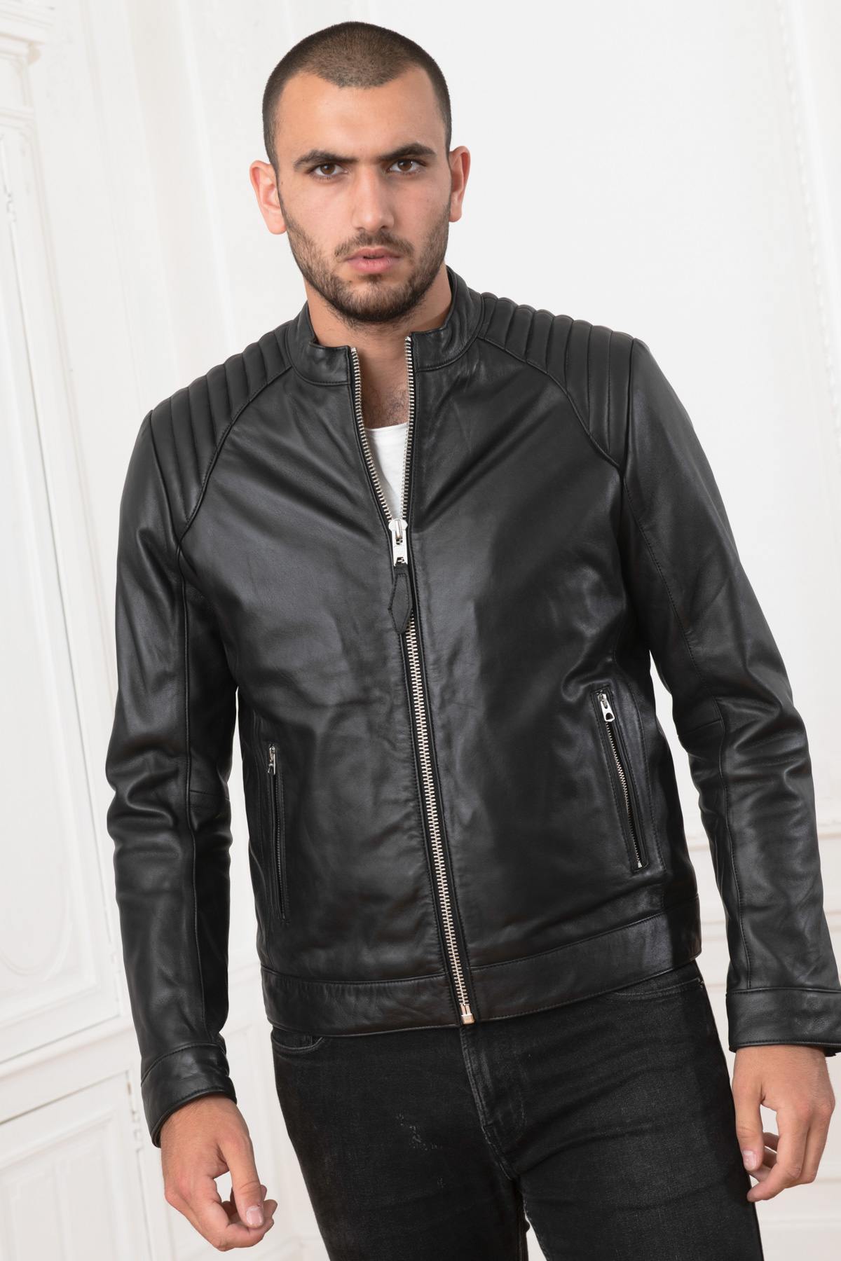 Blouson Homme Schott LCJULIAN BLACK — vue 6
