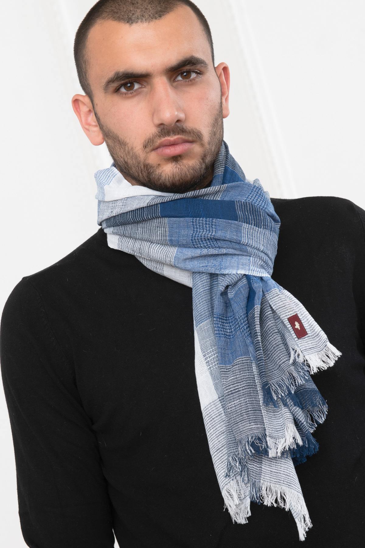 Bufanda Hombre Mcs EECHA_C011 752 MARINE — vista 2