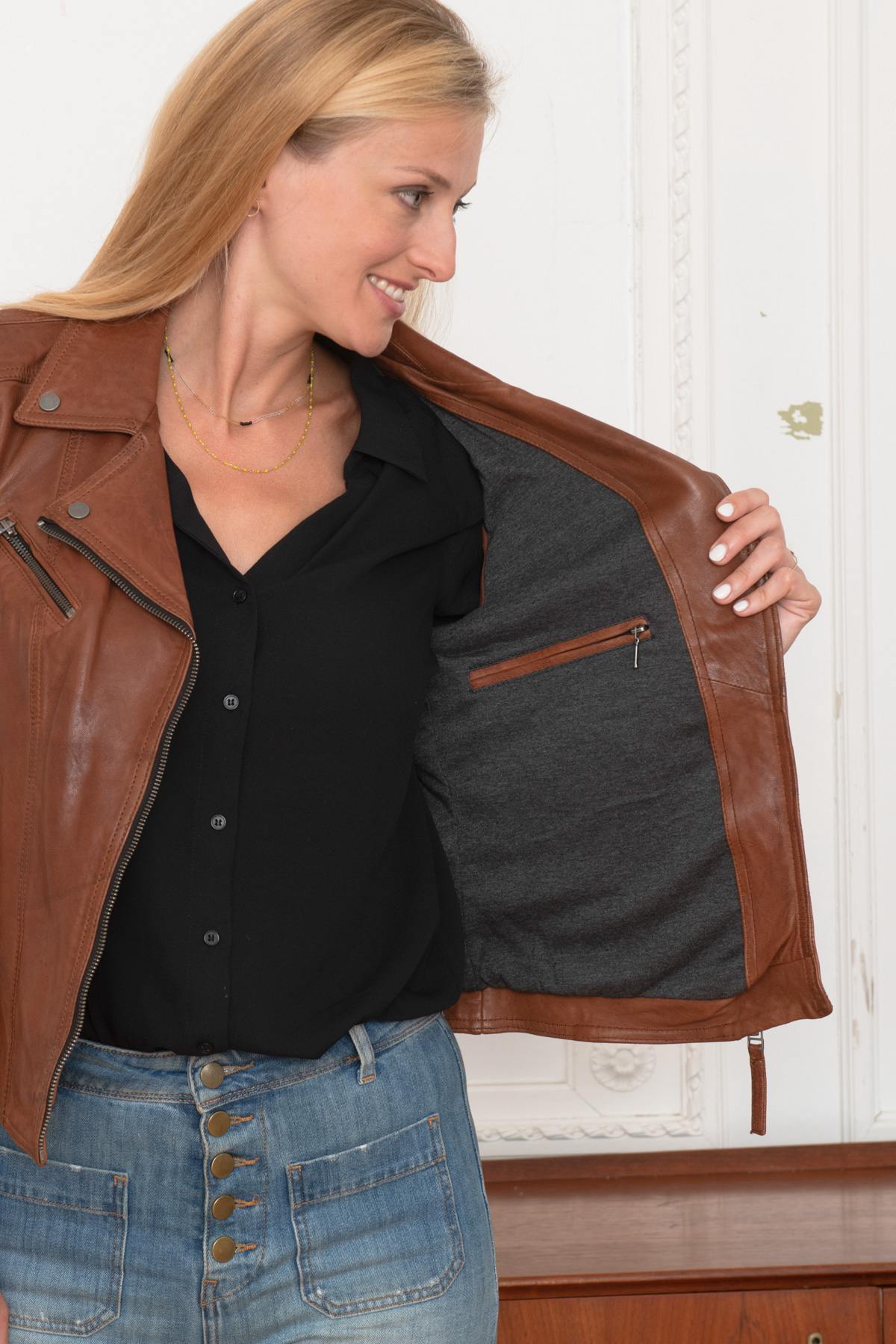Giacche Donna Oakwood CLIPS 6 WHISKY 508 — vista 5