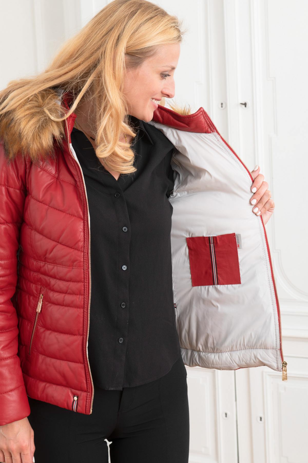 Blouson Femme Oakwood JAM FEU 509 — vue 5