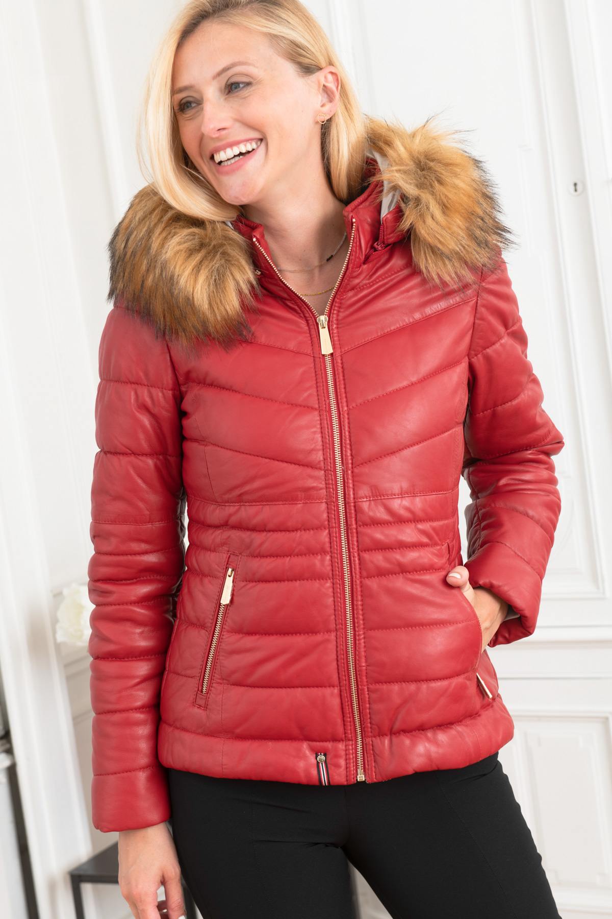 Blouson Femme Oakwood JAM FEU 509 — vue 3