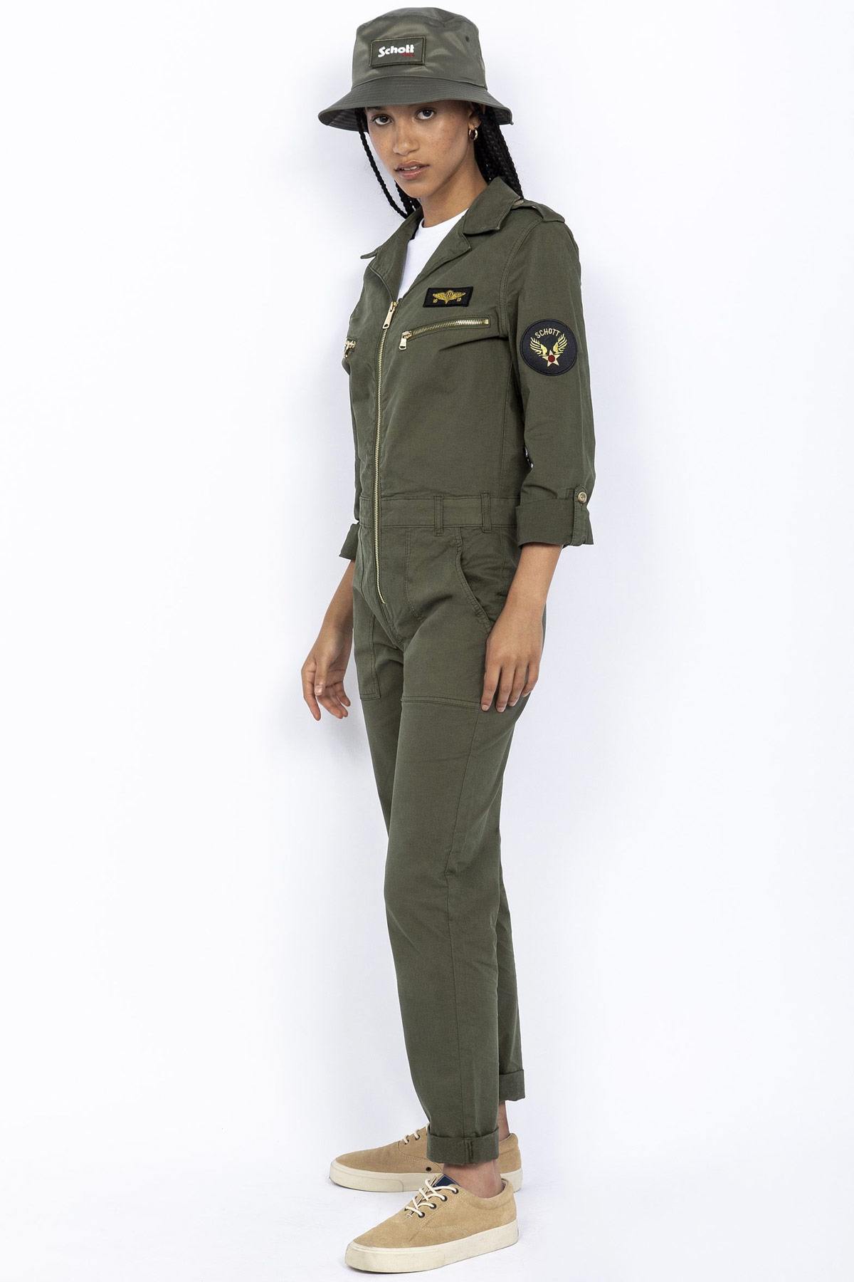 Falda/vestido Mujeres Schott TRJUMP21W KAKI — vista 3