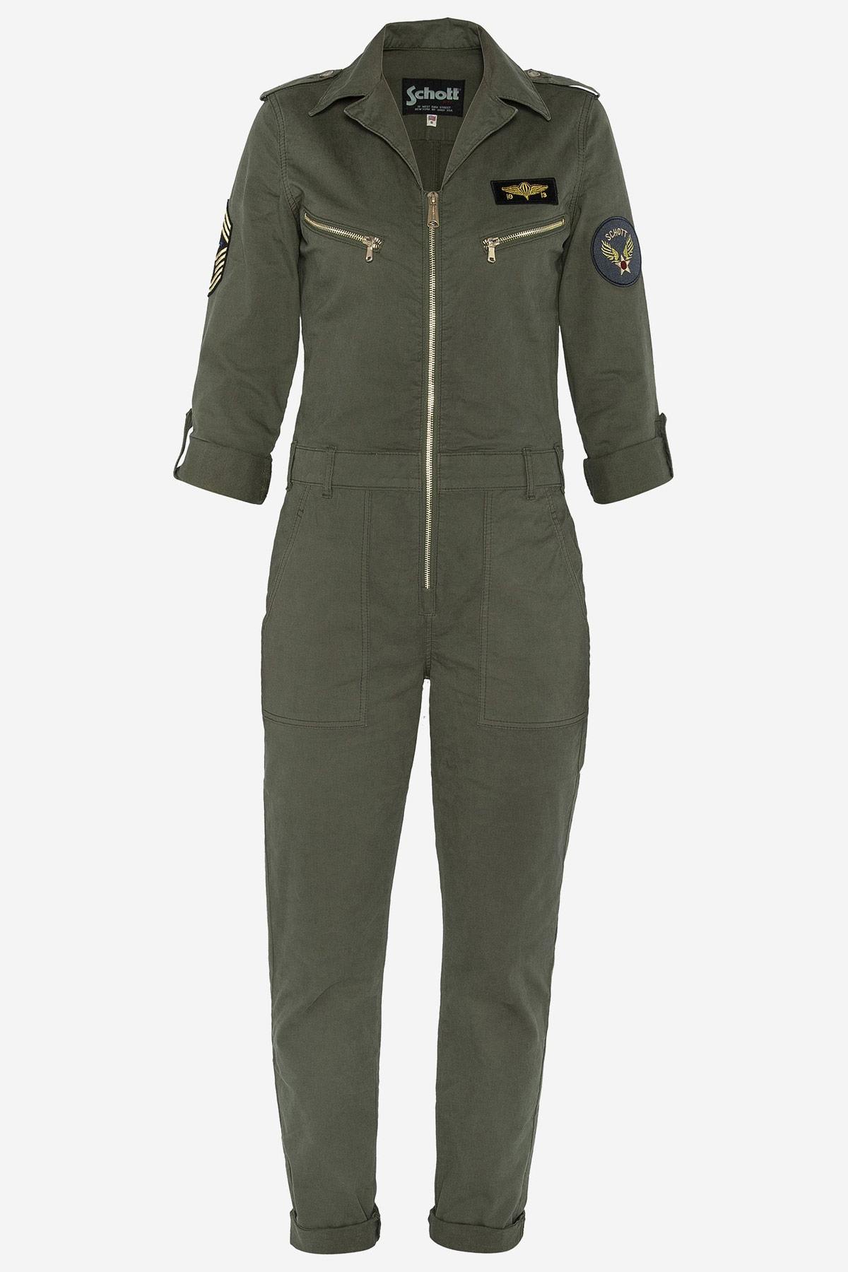 Falda/vestido Mujeres Schott TRJUMP21W KAKI — vista 1
