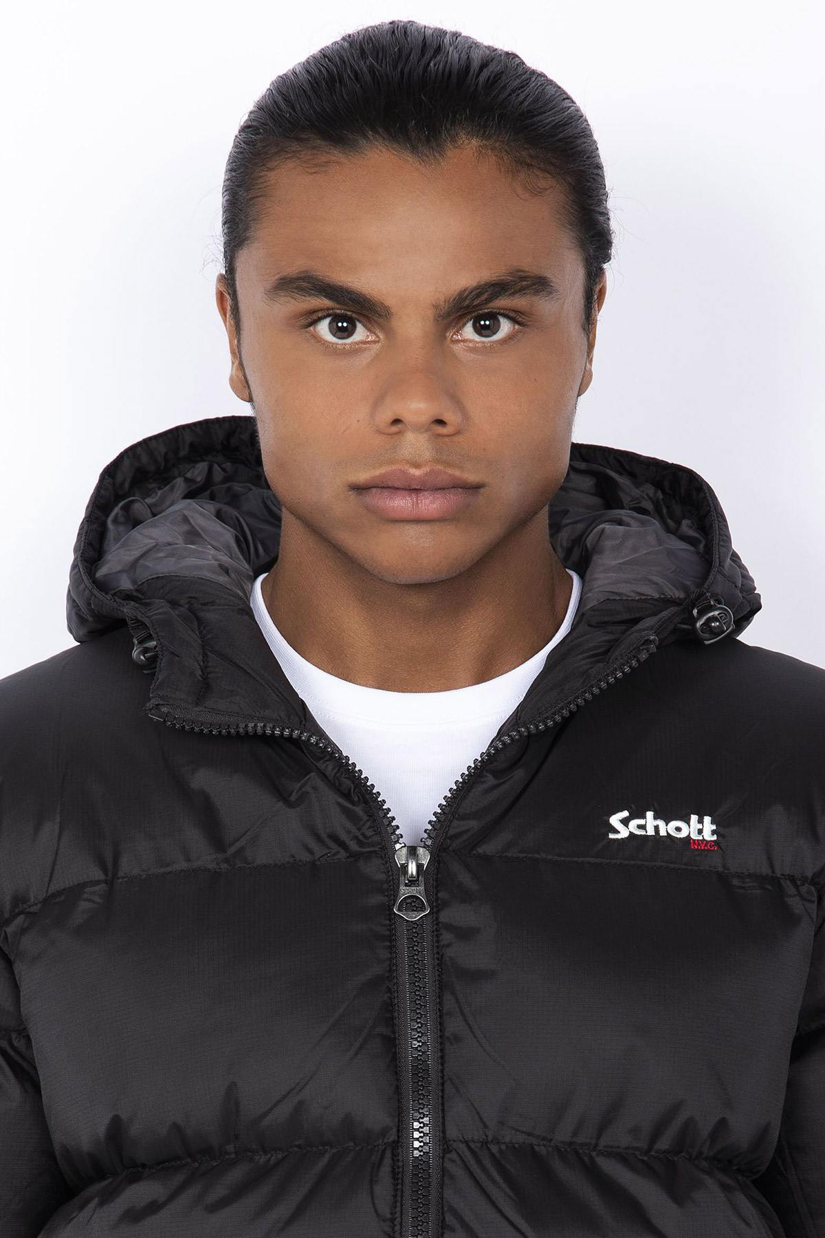 Chaqueta Hombre Schott IDAHO2 BLACK — vista 2