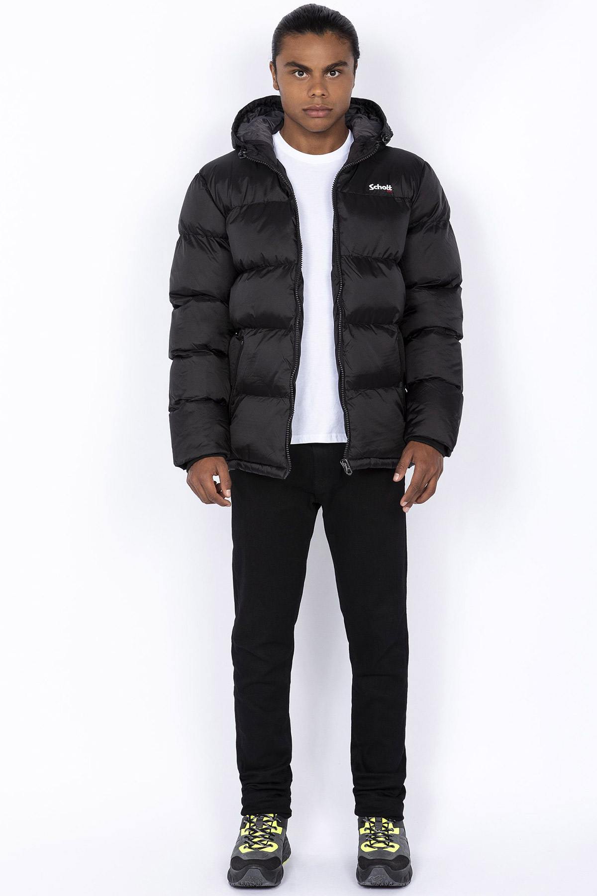 Chaqueta Hombre Schott IDAHO2 BLACK — vista 5
