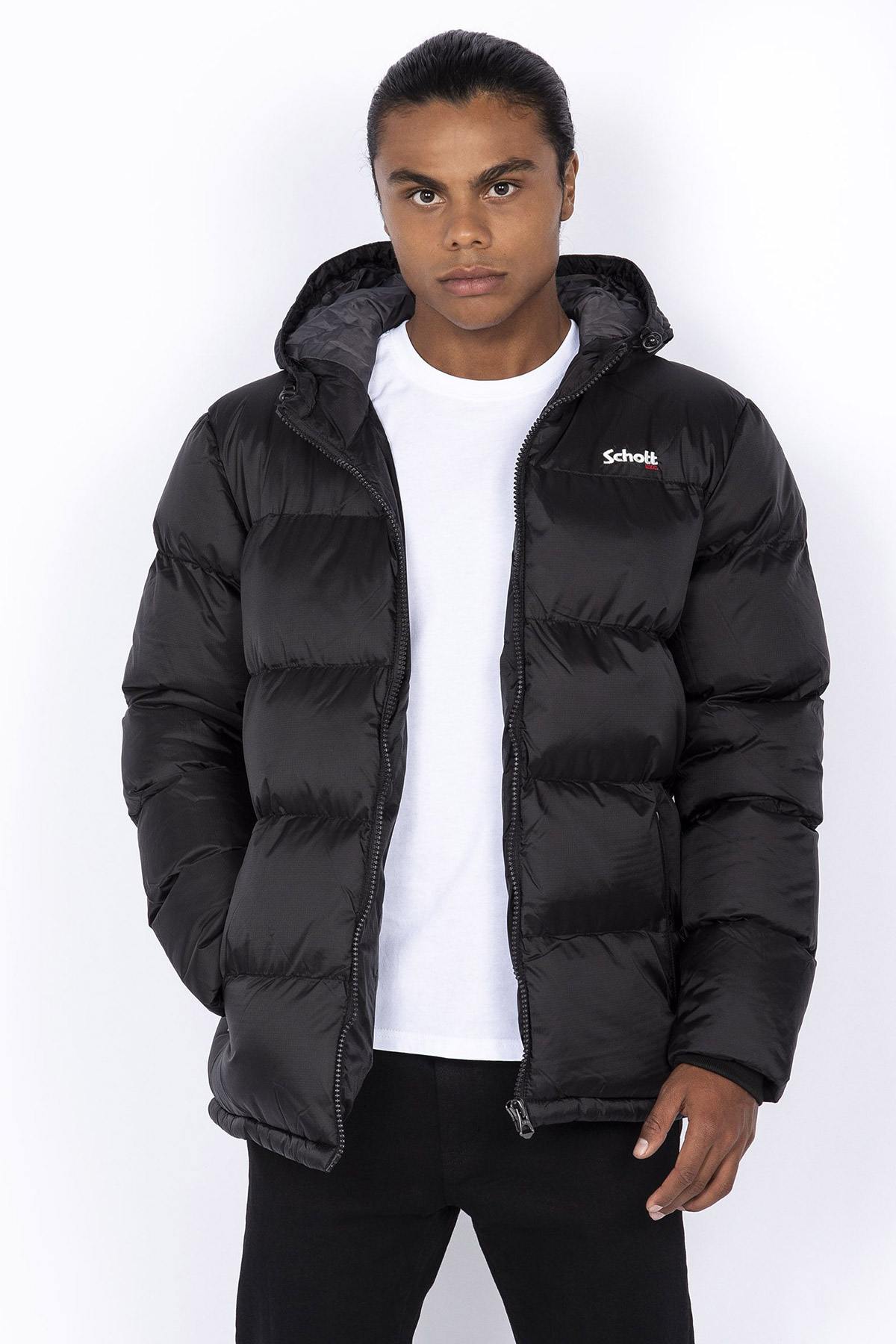 Chaqueta Hombre Schott IDAHO2 BLACK — vista 1