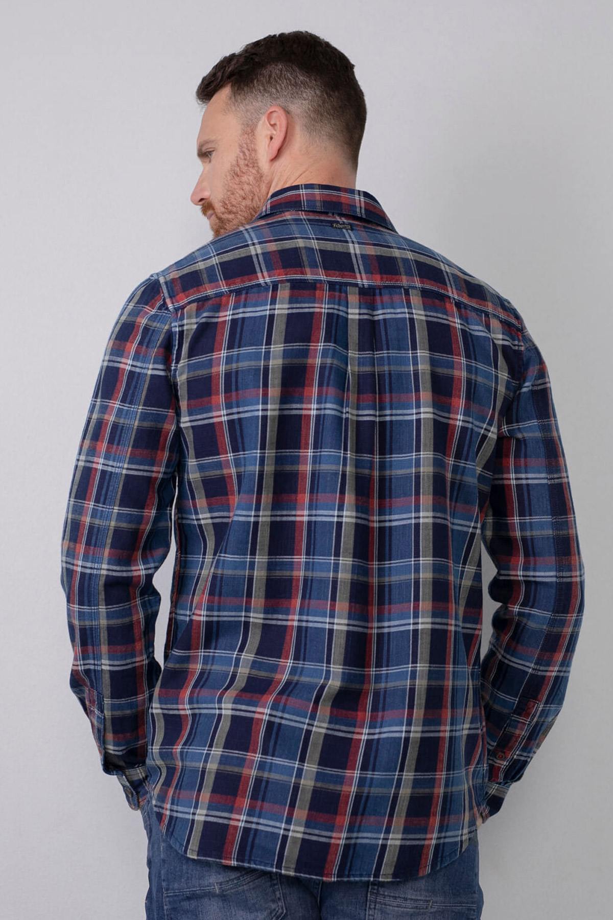Herren Hemd Petrol Industries SIL4210 3154 SPICE RED — Ansicht 2