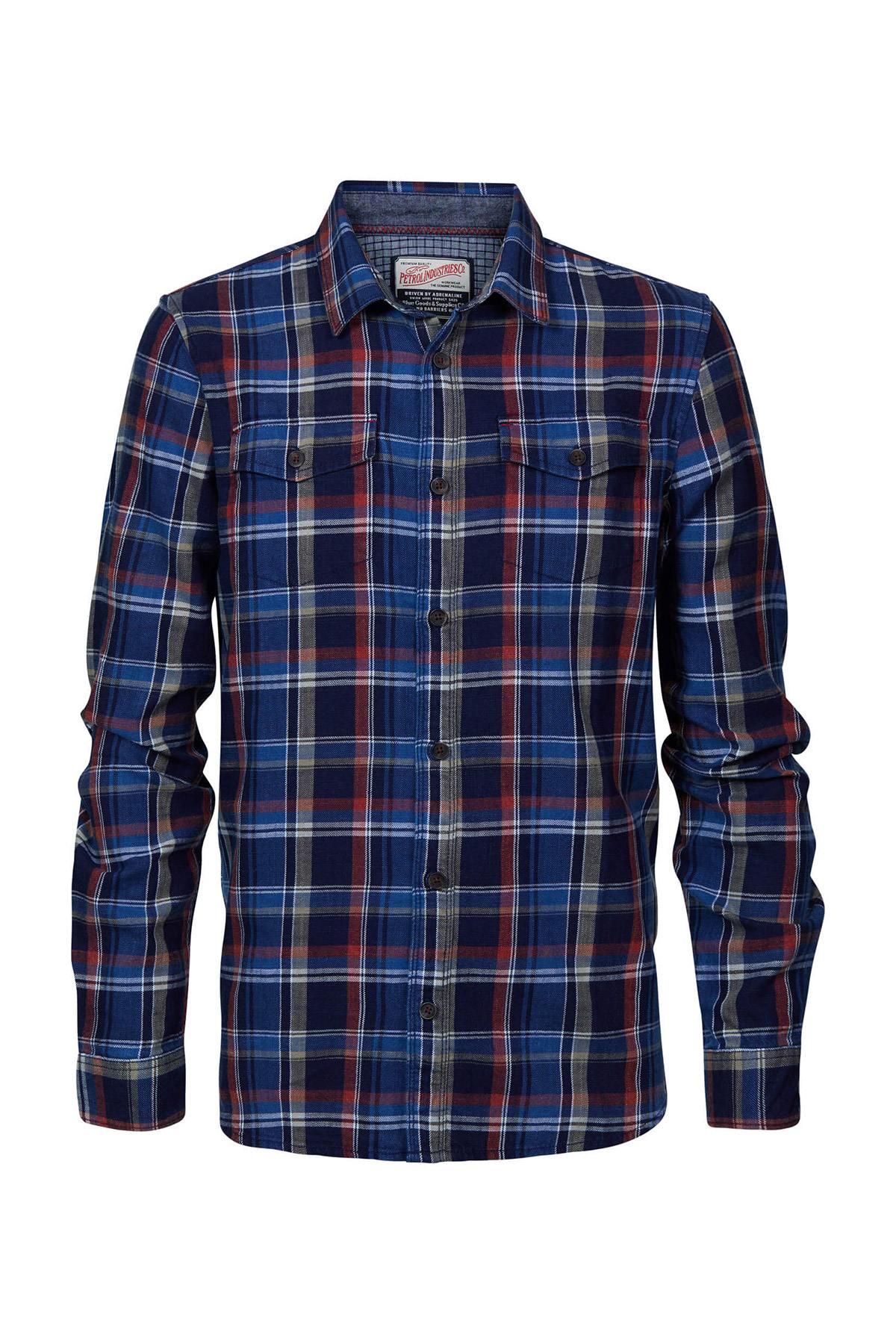 Herren Hemd Petrol Industries SIL4210 3154 SPICE RED — Ansicht 7