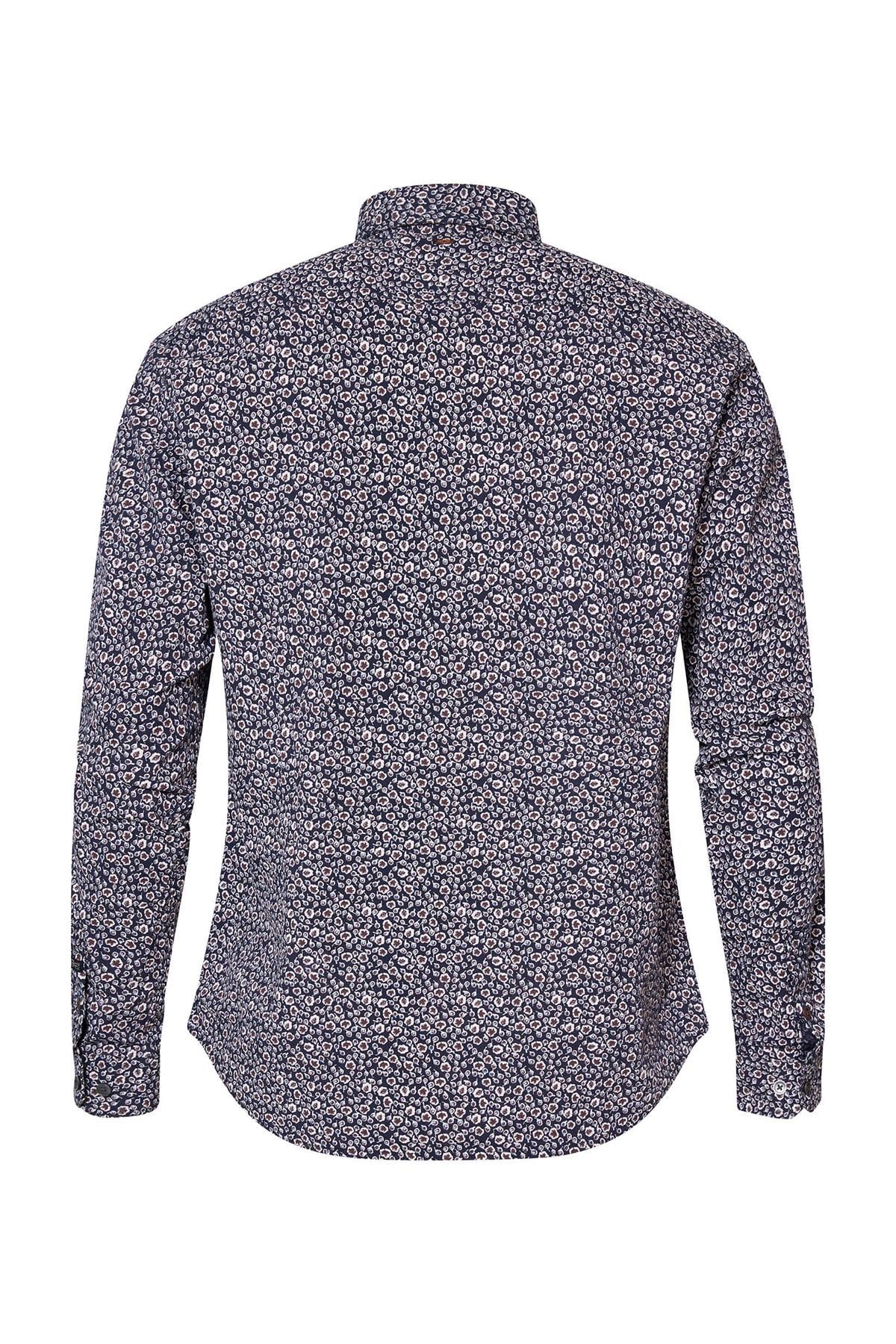 Camicia Uomo Petrol Industries SIL412 5147 DARK PETROL — vista 8