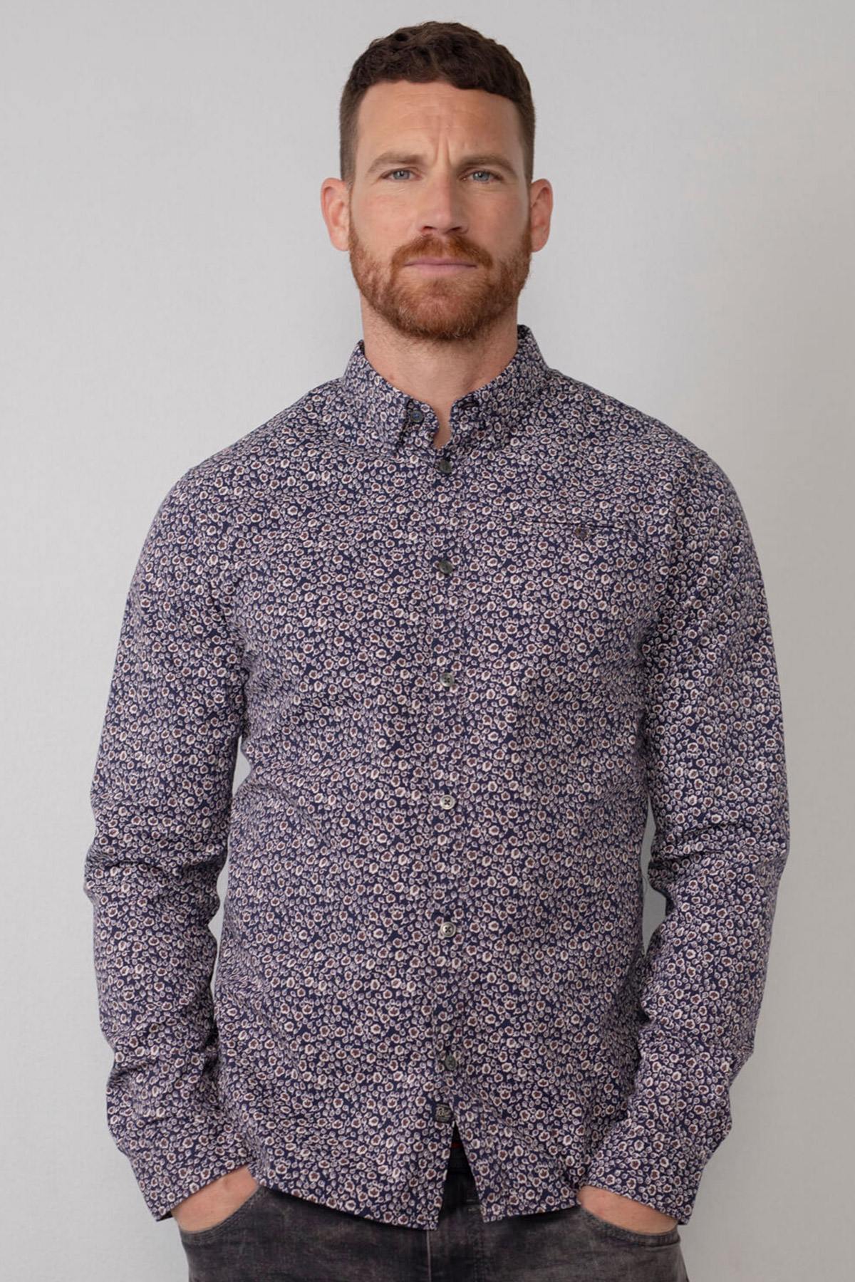 Camicia Uomo Petrol Industries SIL412 5147 DARK PETROL — vista 1