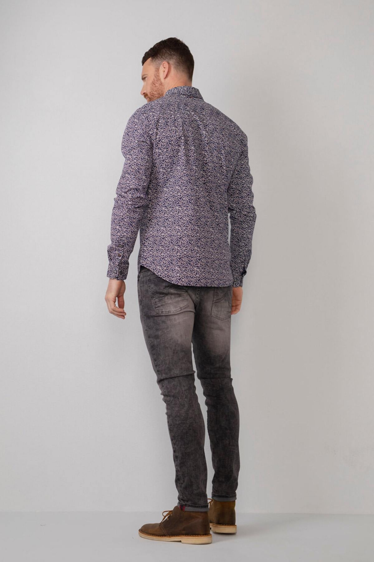 Camicia Uomo Petrol Industries SIL412 5147 DARK PETROL — vista 4