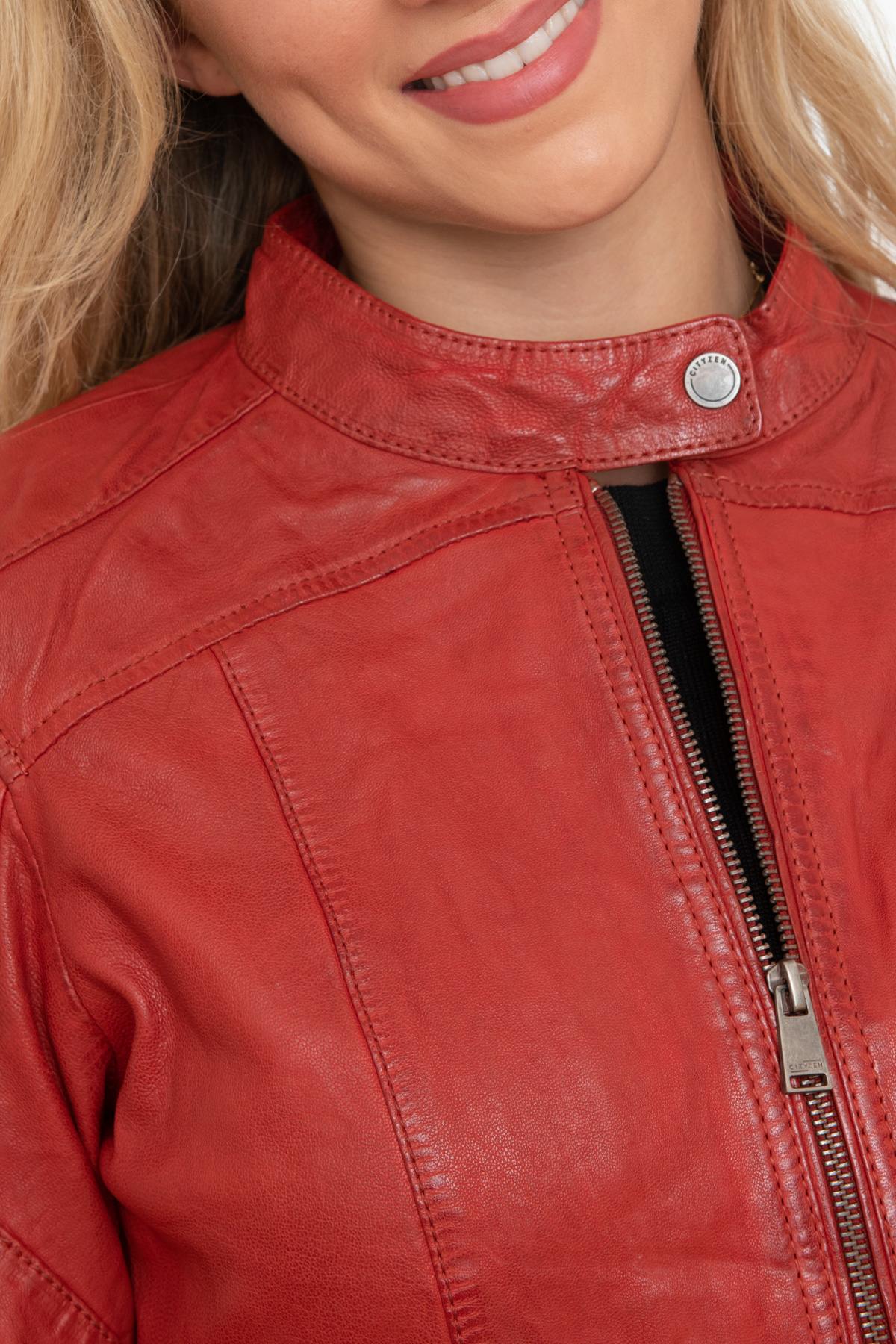 Blouson Femme Cityzen ISABELA RED — vue 5