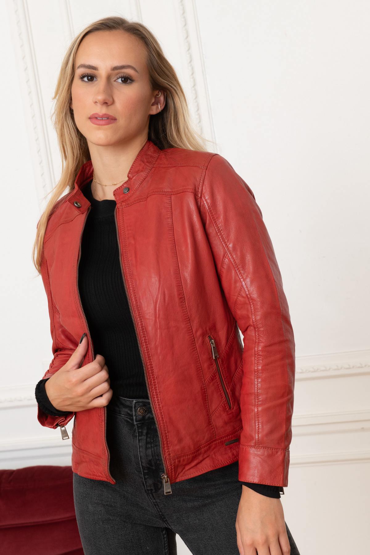 Blouson Femme Cityzen ISABELA RED — vue 8