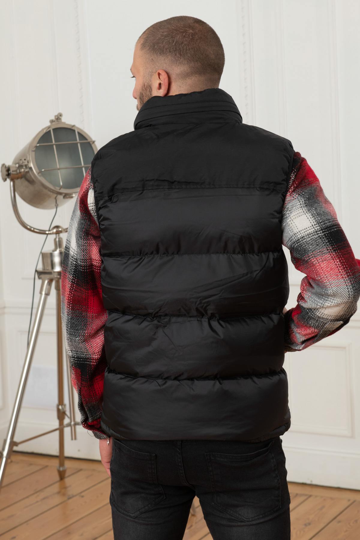 Blouson Homme Schott UTAHV BLACK — vue 4