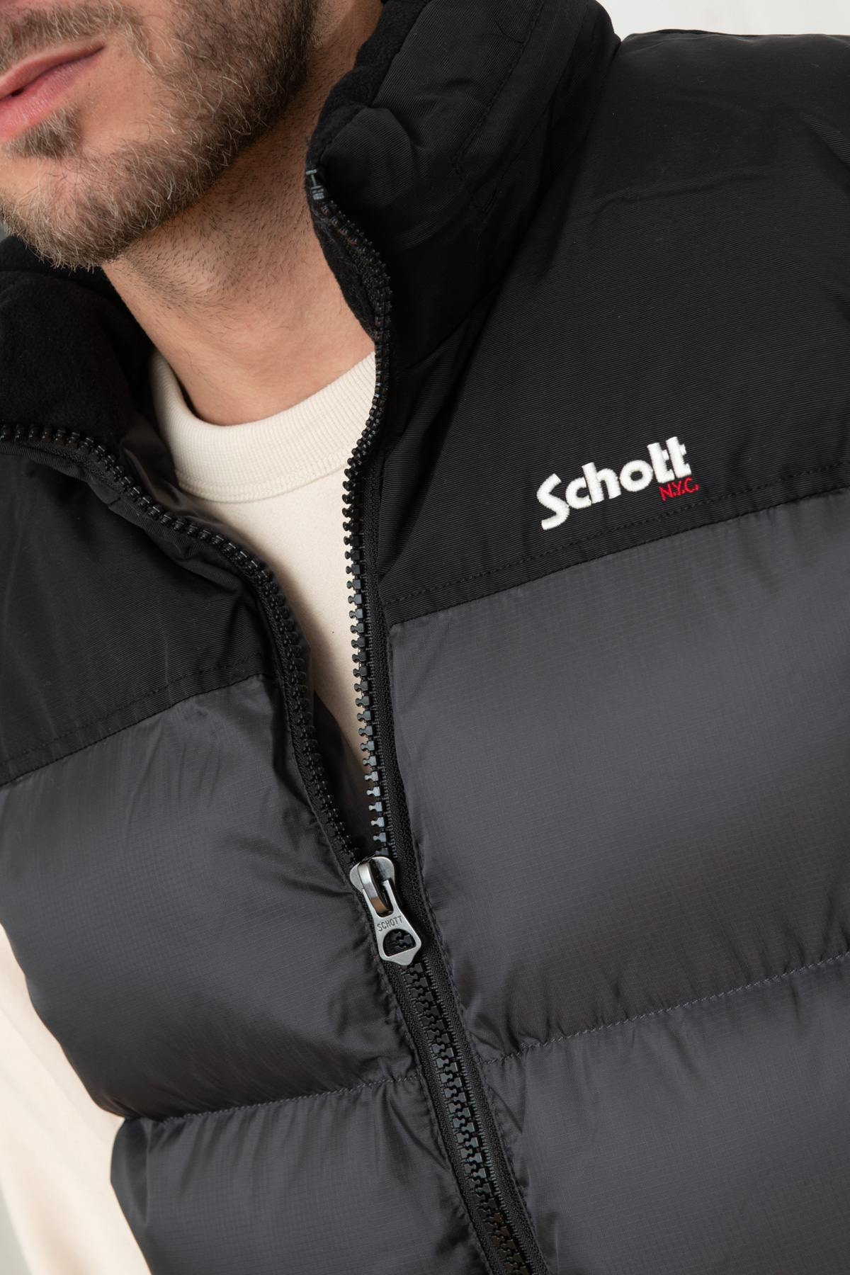 Chaqueta Hombre Schott UTAHV ANTHRACITE — vista 6