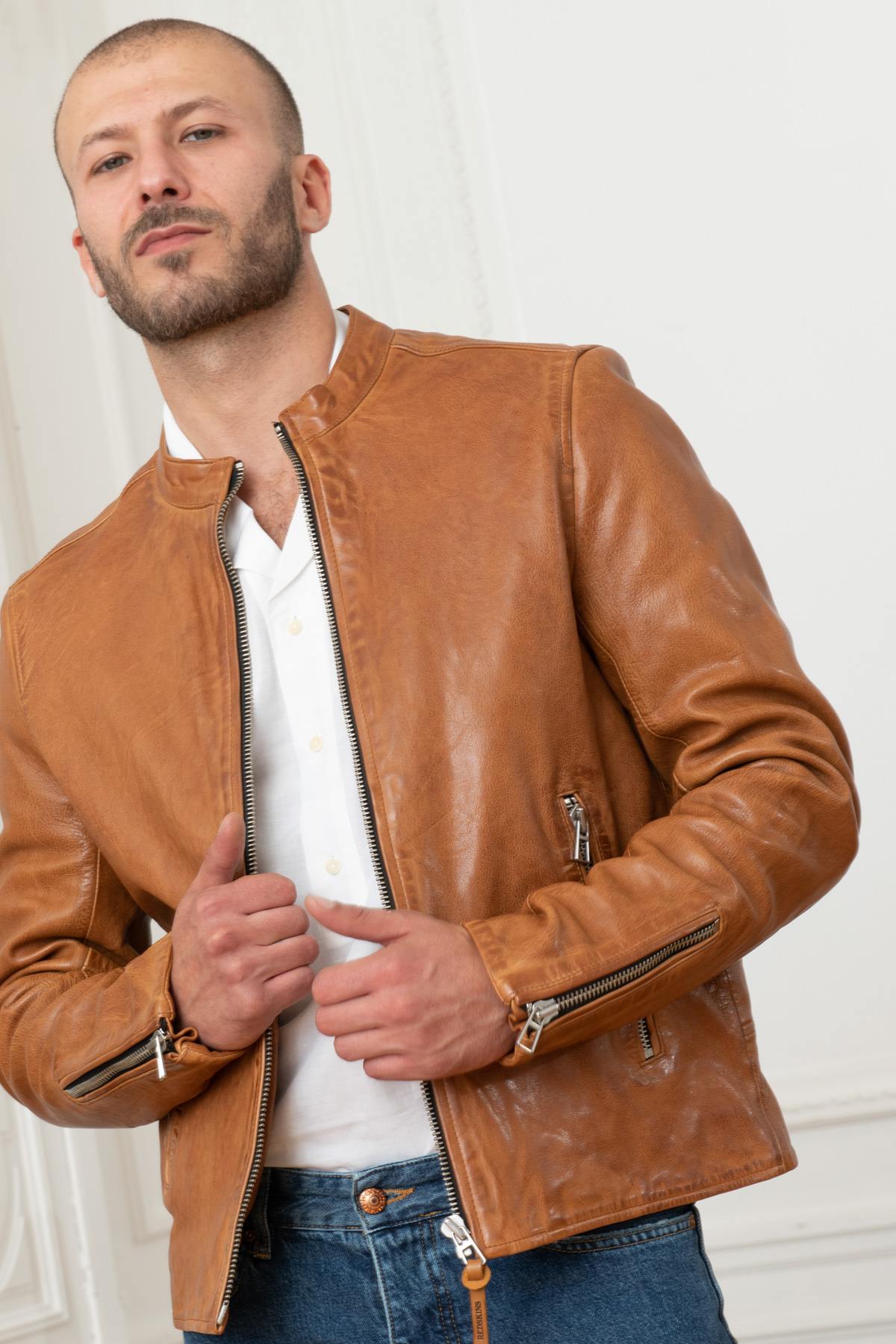 Blouson Homme Redskins FAISSE GREEN GOLD — vue 1
