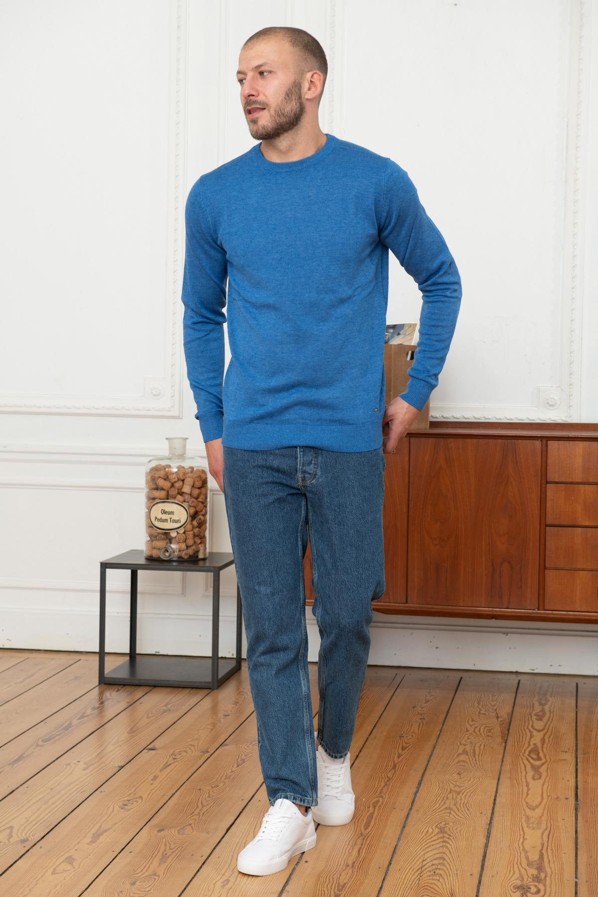 Jersey/sudadera Hombre Petrol Industries KWR201 5151 ESTATE BLUE — vista 2