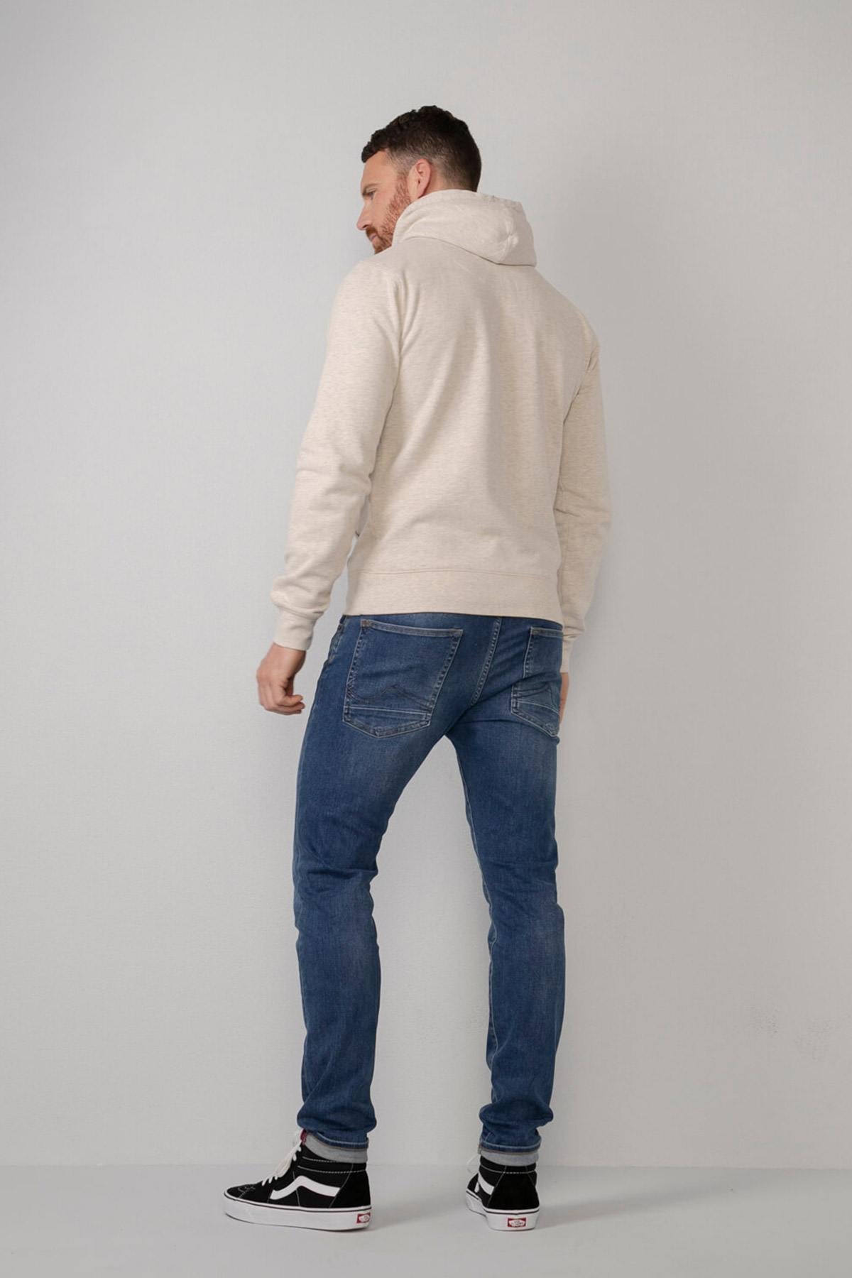 Maglione/felpa Uomo Petrol Industries SWH300 0009 ANTIQUE WHITE MELEE — vista 4