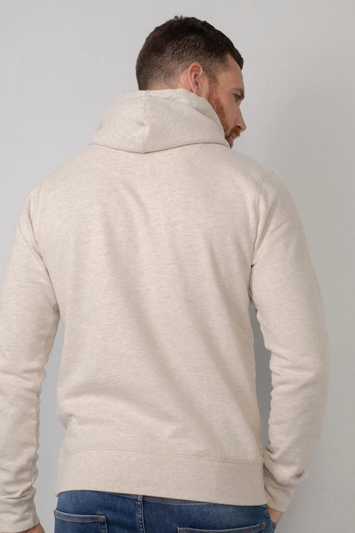 Maglione/felpa Uomo Petrol Industries SWH300 0009 ANTIQUE WHITE MELEE — vista 3