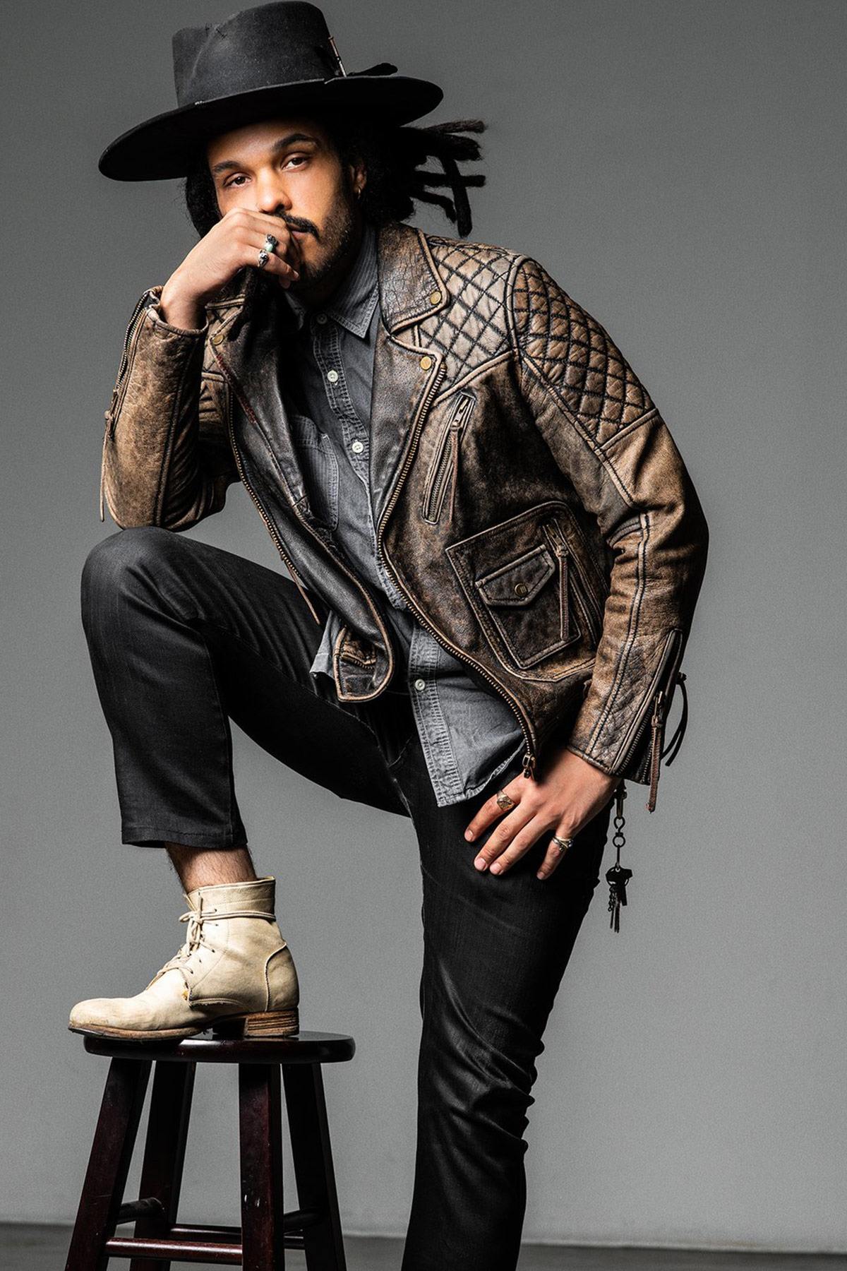 Blouson Homme Master MAVERICK BUFFLE VINTAGE — vue 5