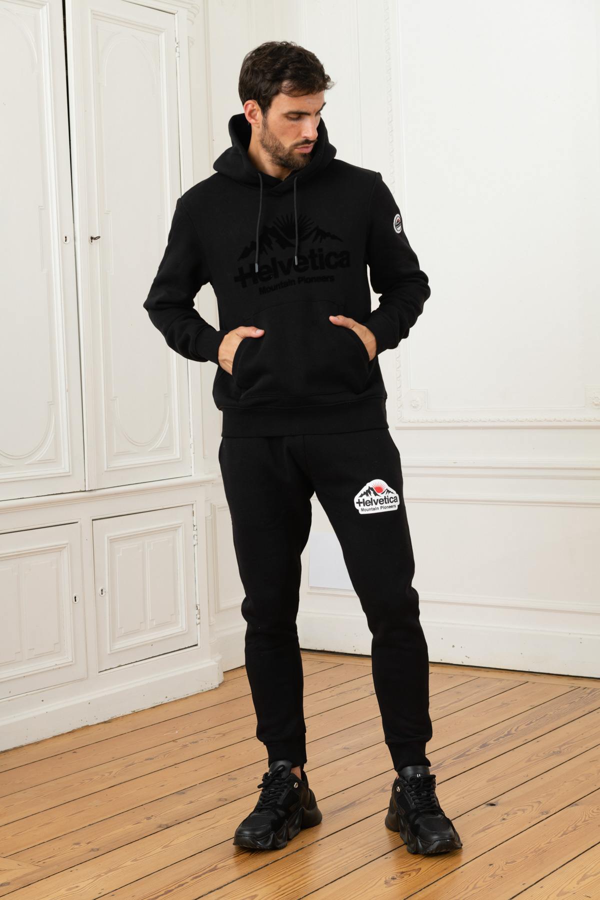 Pantalon Hombre Helvetica Mountain Pioneers BRAM2 BLACK — vista 3
