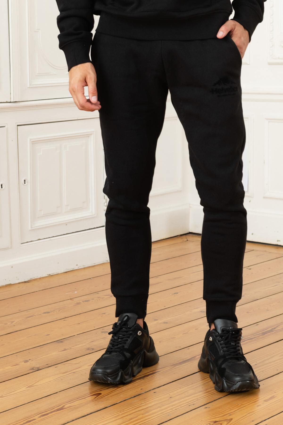 Pantalon Hombre Helvetica Mountain Pioneers CONTI BLACK — vista 6