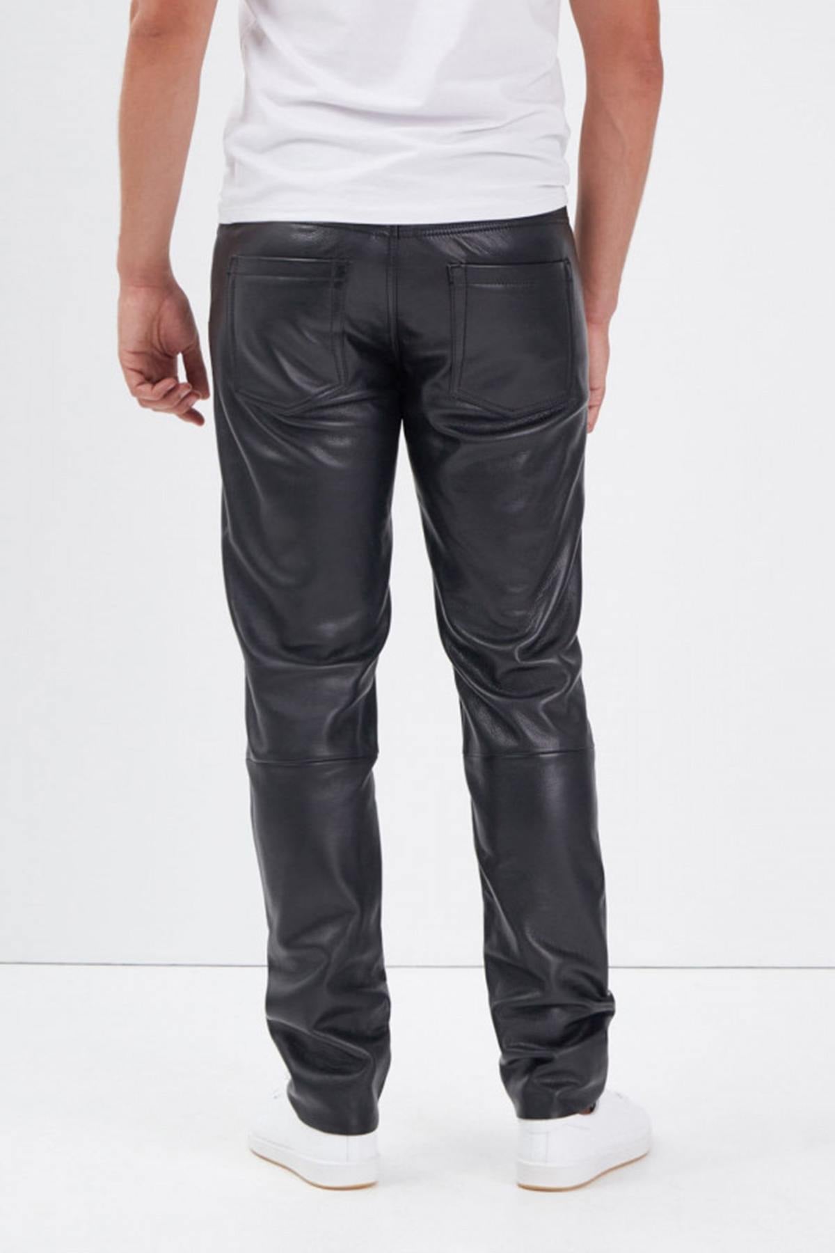 Pantaloni Uomo Daytona BOOLING PANT COW R/MILLED BLACK — vista 3