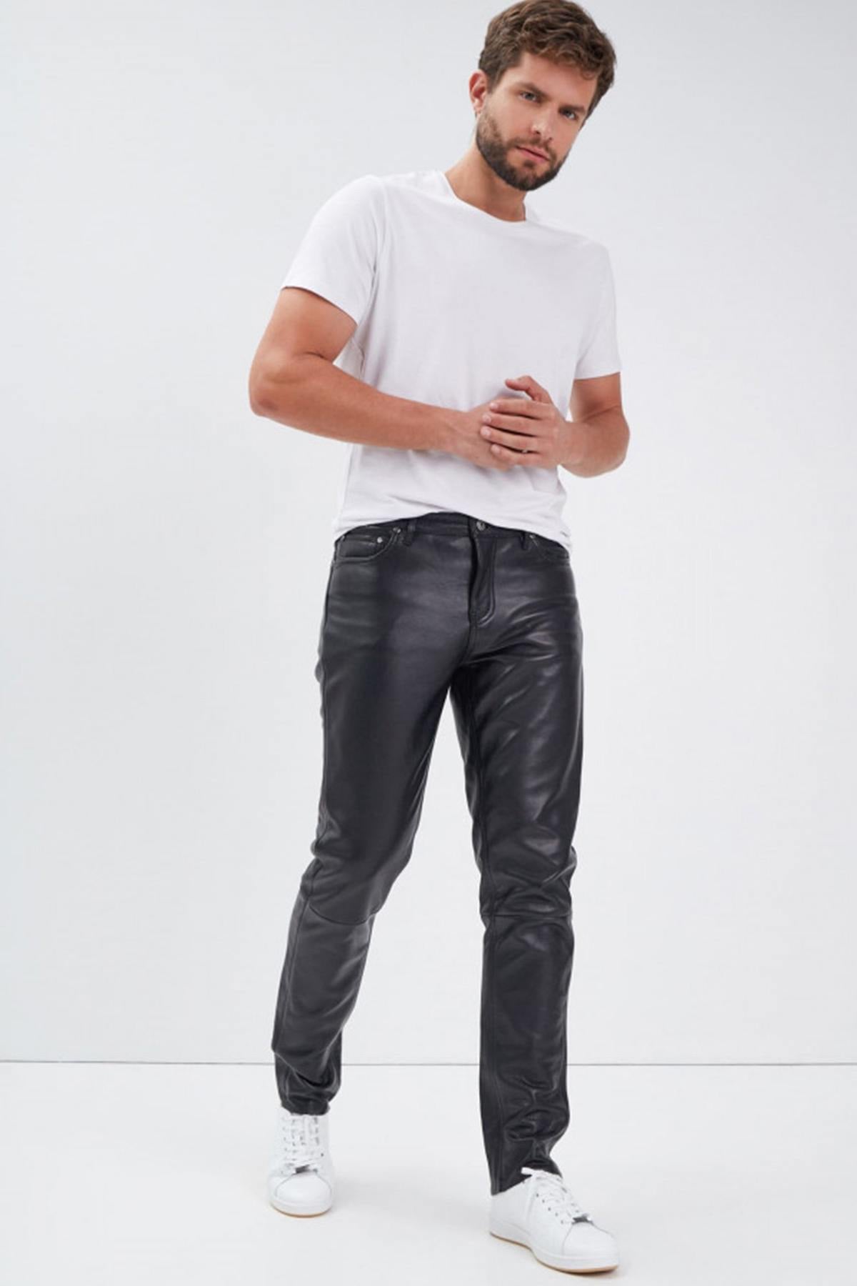 Pantaloni Uomo Daytona BOOLING PANT COW R/MILLED BLACK — vista 1
