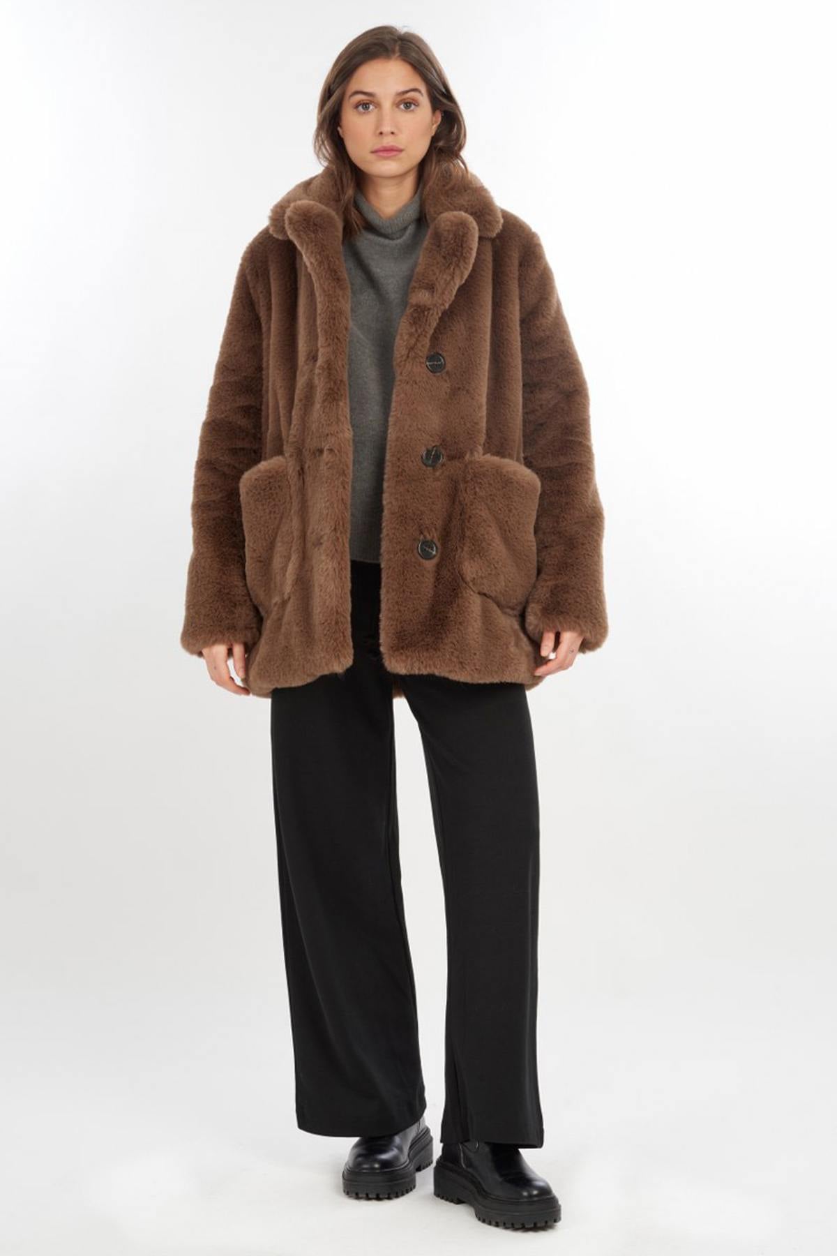 Chaqueta Mujeres Oakwood IVY TAUPE 525 — vista 7