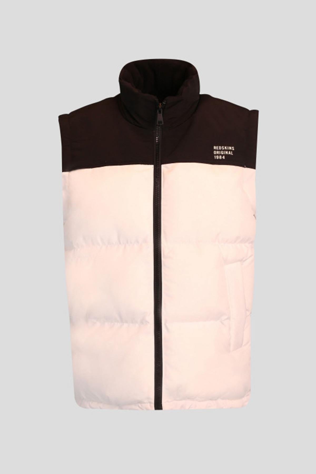 Chaqueta Hombre Redskins PUFFER HYPE WHITE BLACK — vista 2