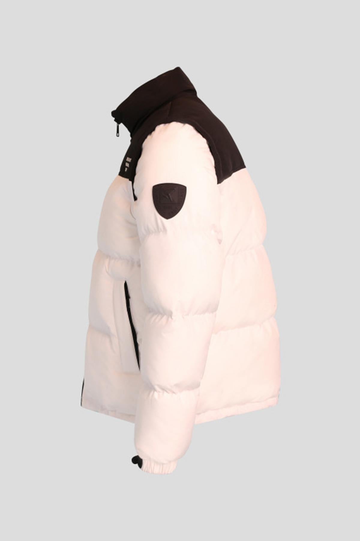 Chaqueta Hombre Redskins PUFFER HYPE WHITE BLACK — vista 4
