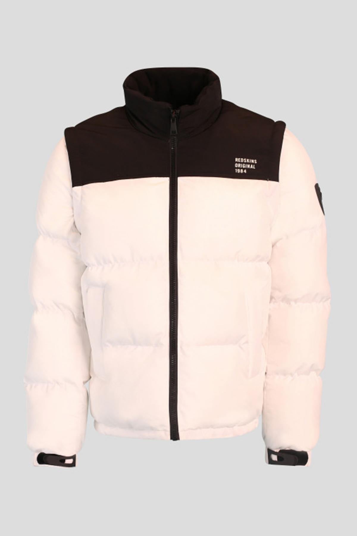 Chaqueta Hombre Redskins PUFFER HYPE WHITE BLACK — vista 1