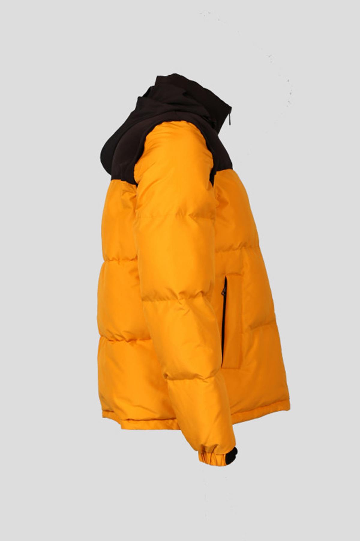 Chaqueta Hombre Redskins PUFFER HYPE YELLOW BLACK — vista 4