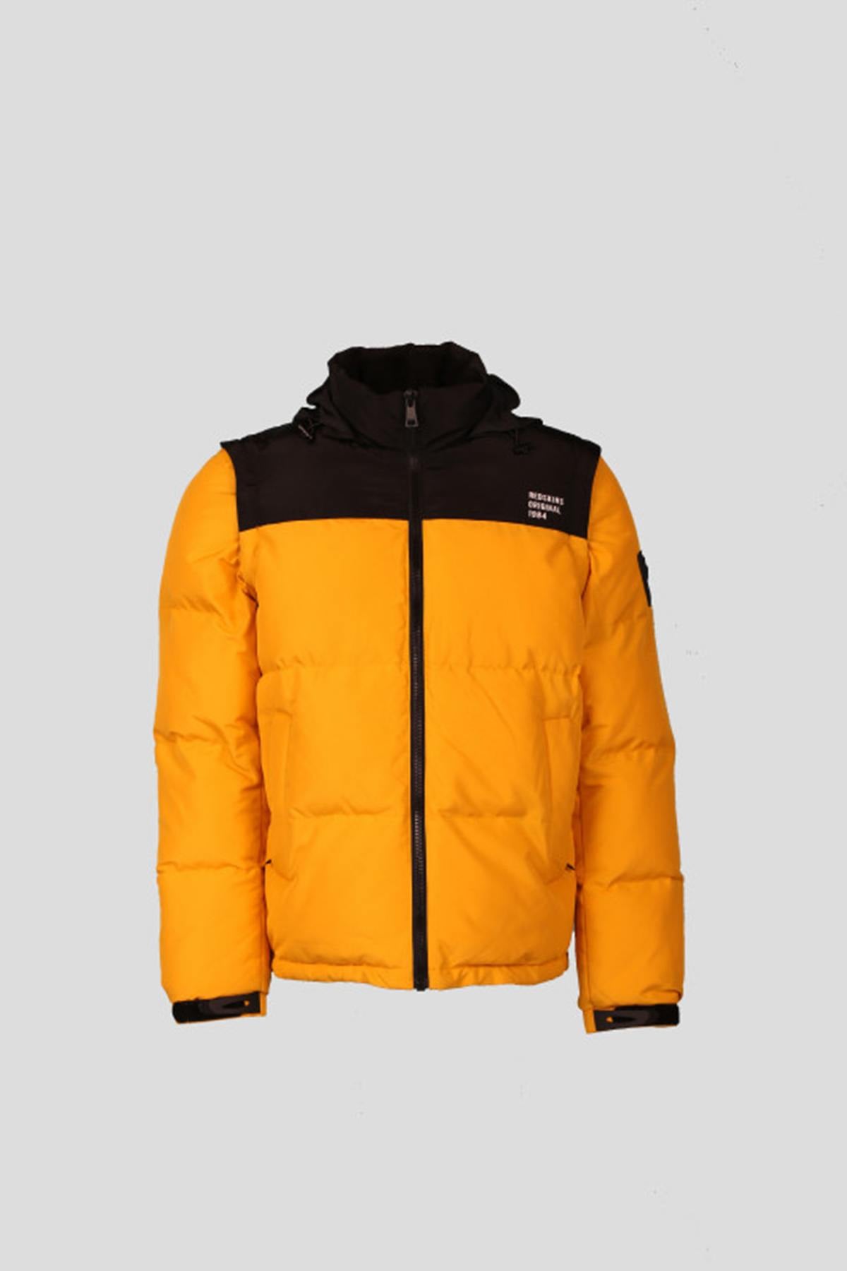 Chaqueta Hombre Redskins PUFFER HYPE YELLOW BLACK — vista 1