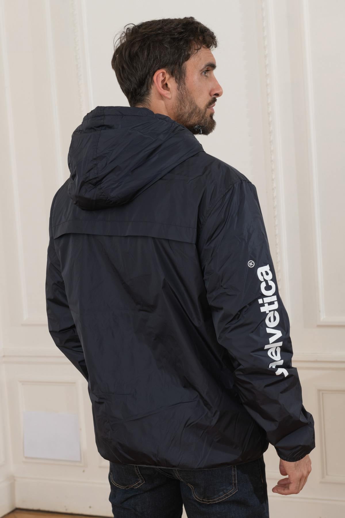 Blouson Homme Helvetica Mountain Pioneers NILS DARK NAVY — vue 5