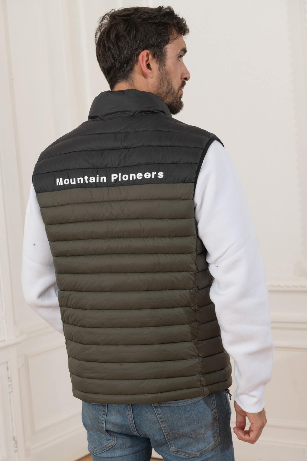 Giacche Uomo Helvetica Mountain Pioneers BILLY KAKI — vista 3