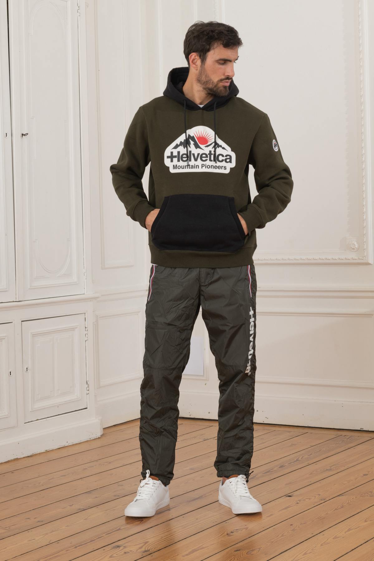 Jersey/sudadera Hombre Helvetica Mountain Pioneers WINGO KAKI — vista 2