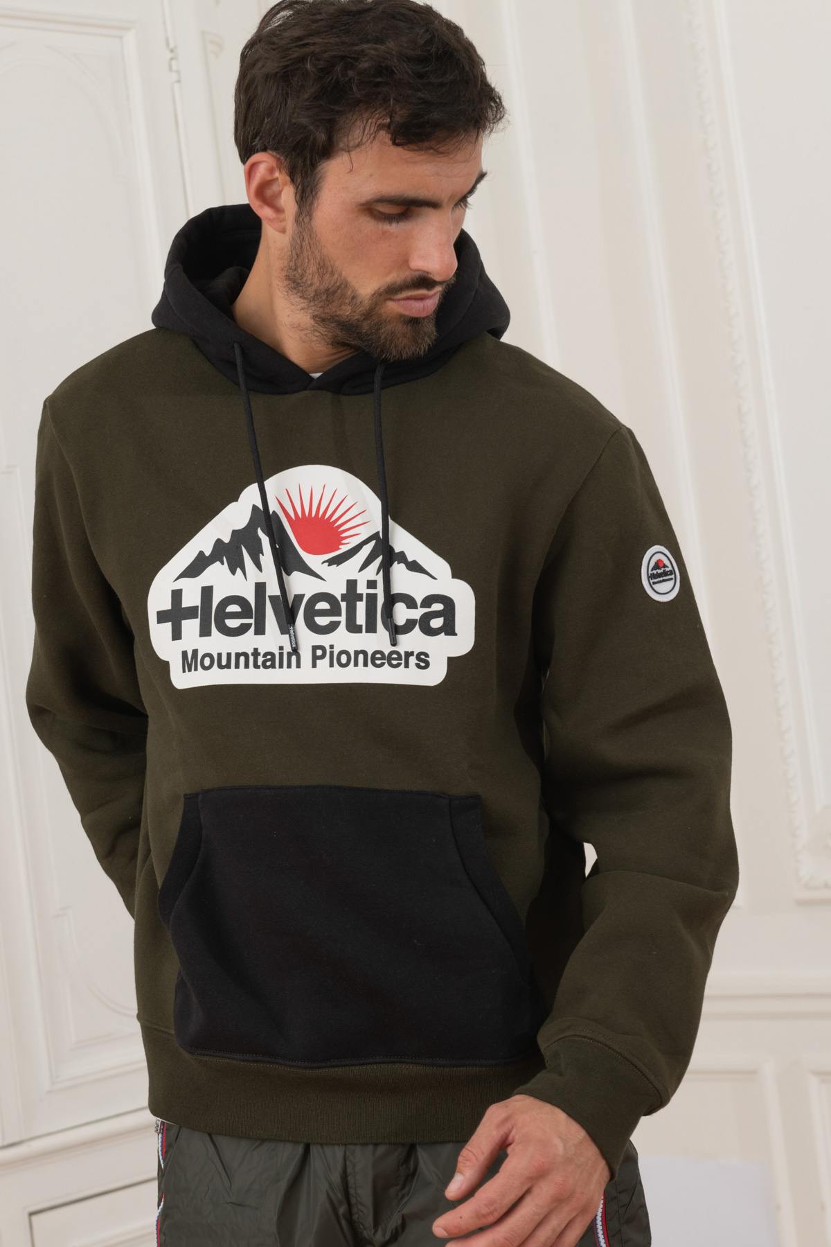 Jersey/sudadera Hombre Helvetica Mountain Pioneers WINGO KAKI — vista 1