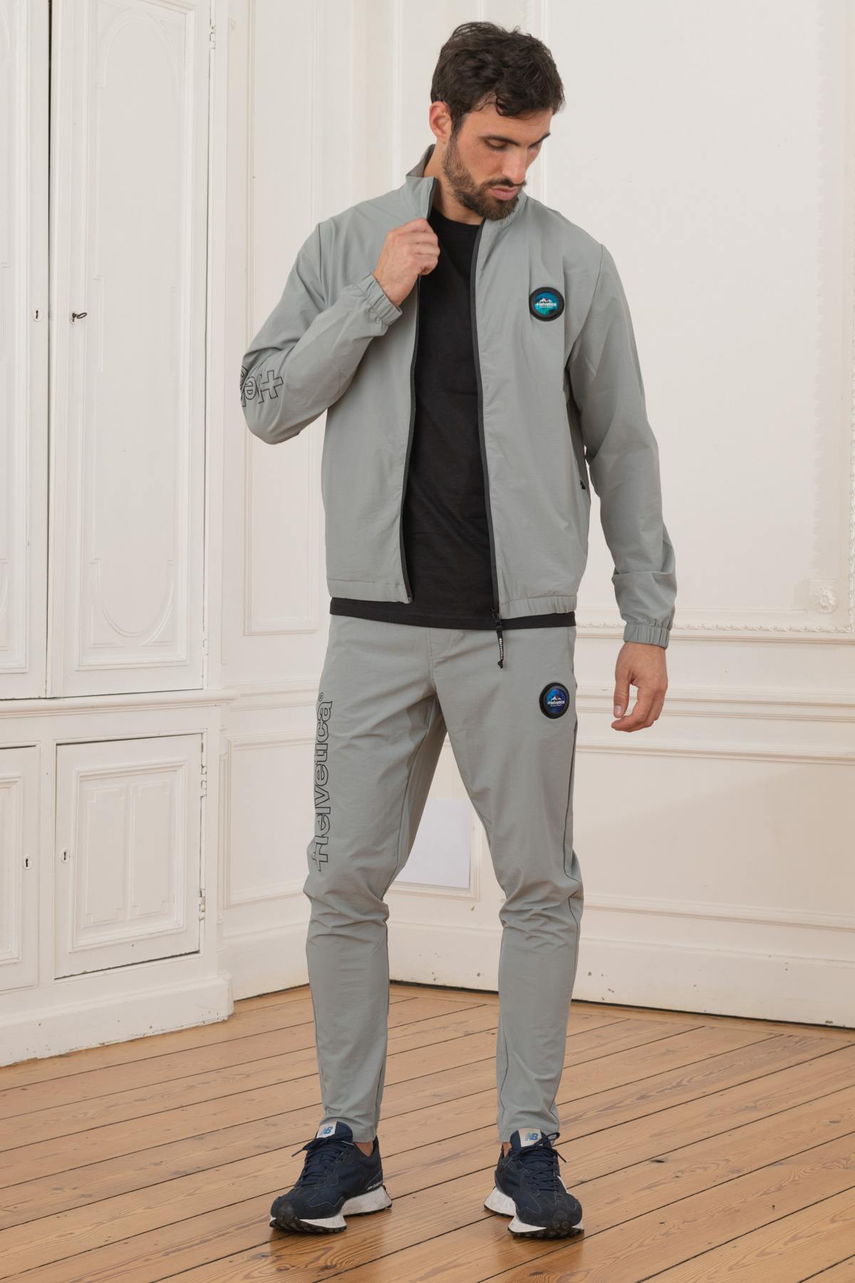 Herren Mantel Helvetica Mountain Pioneers DIAZ GREY — Ansicht 4