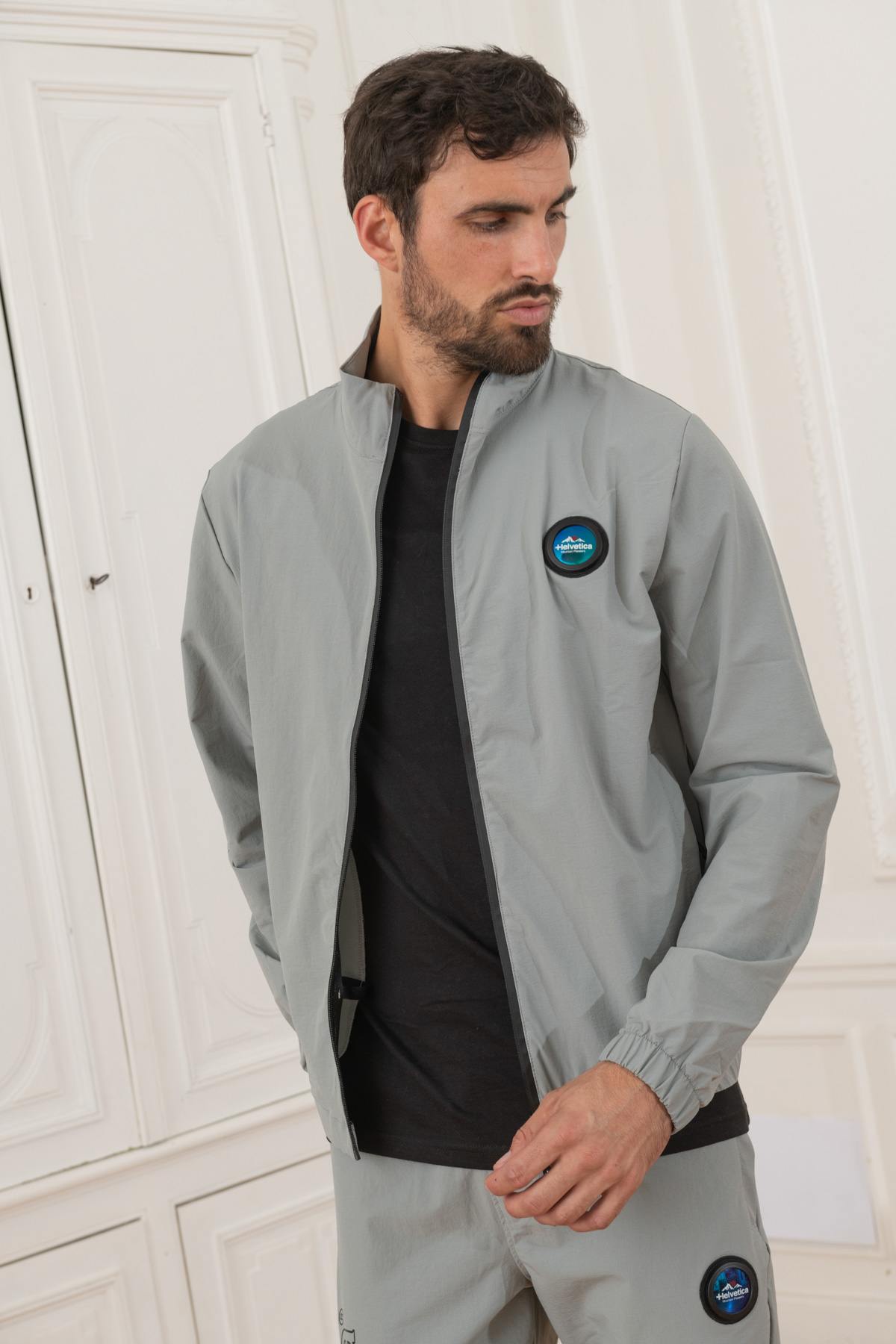 Herren Mantel Helvetica Mountain Pioneers DIAZ GREY — Ansicht 3
