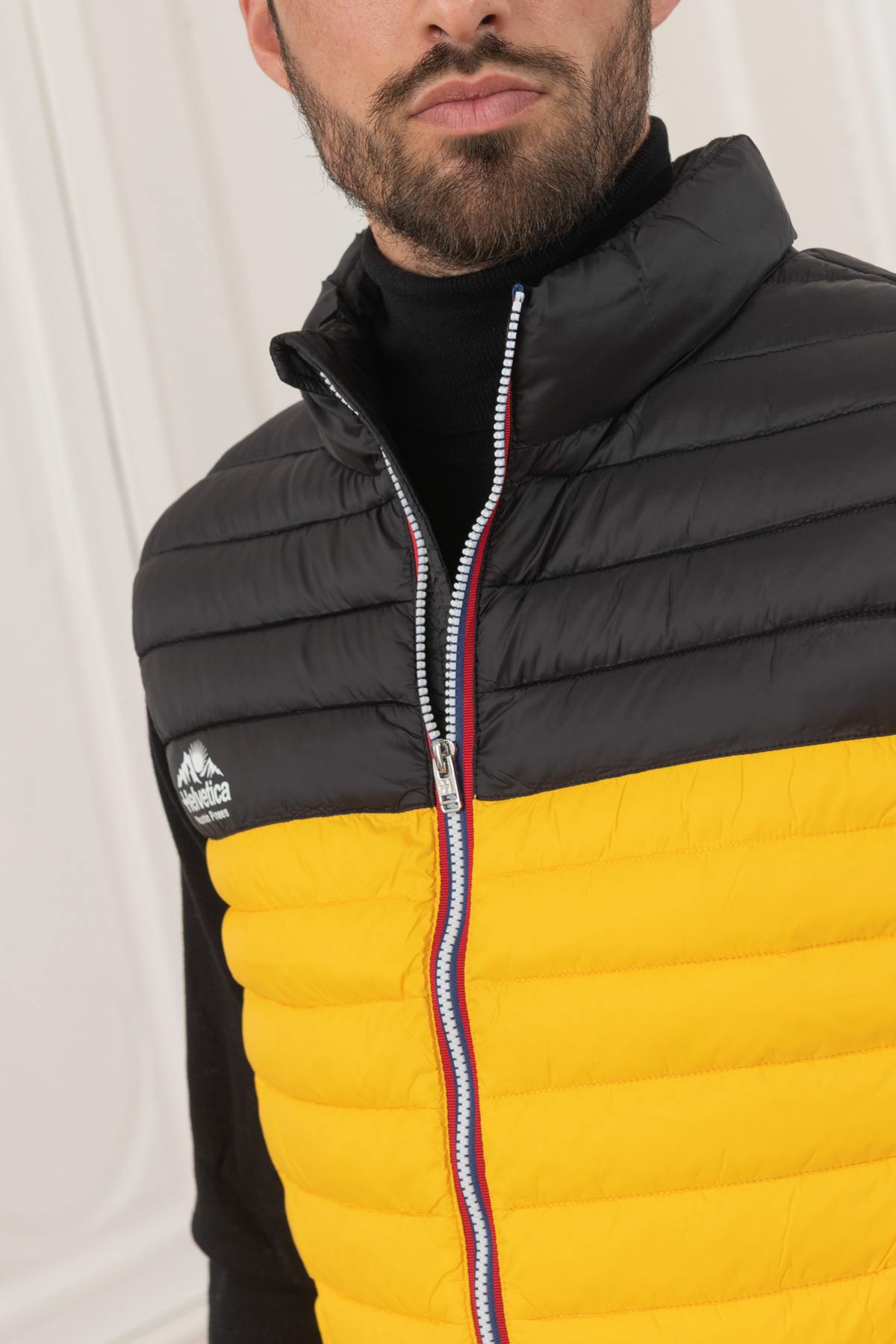Blouson Homme Helvetica Mountain Pioneers BILLY YELLOW — vue 5